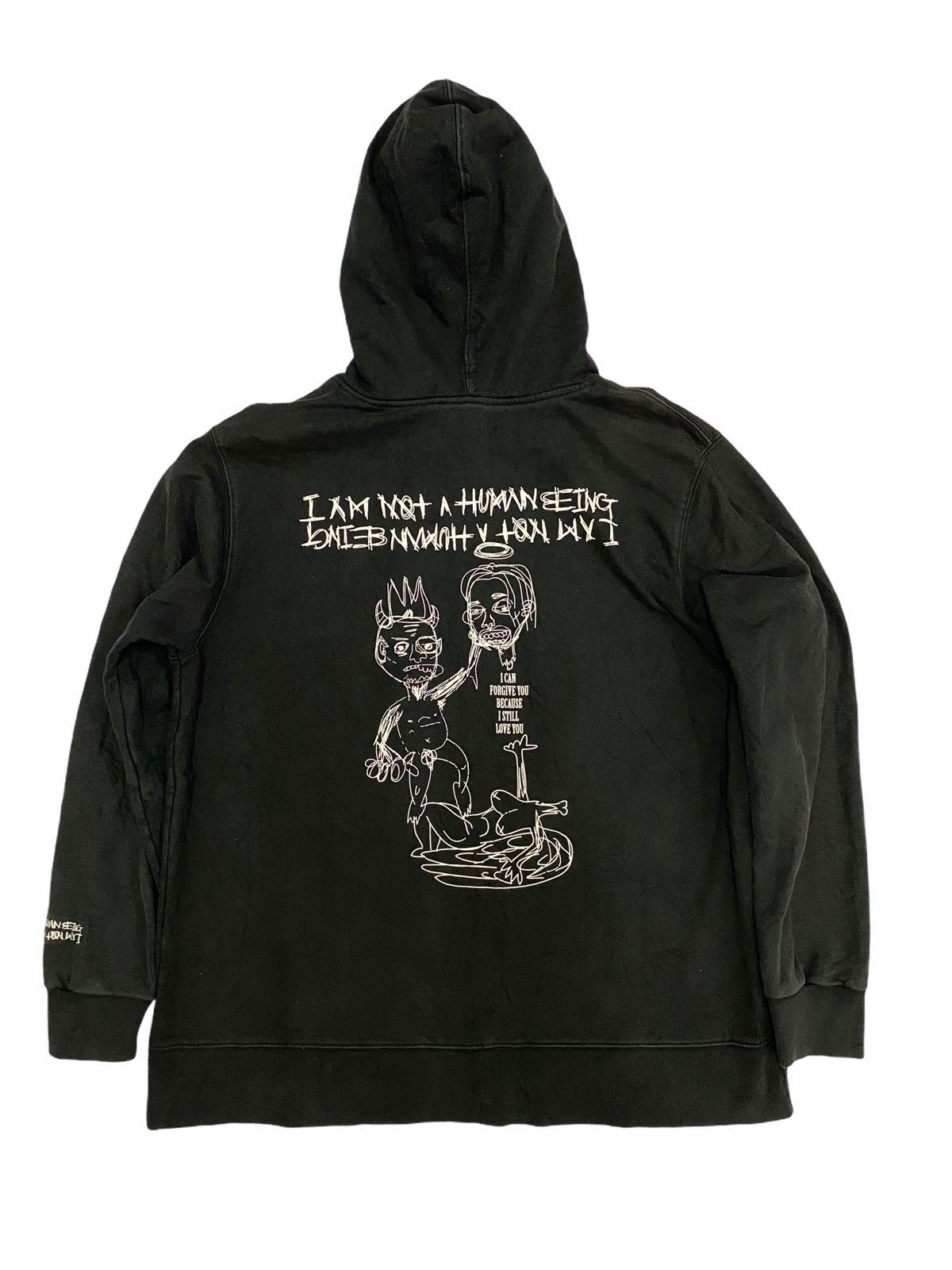 I Am Not A Human Being I Am Not A Human Being Hoodie Black | Grailed