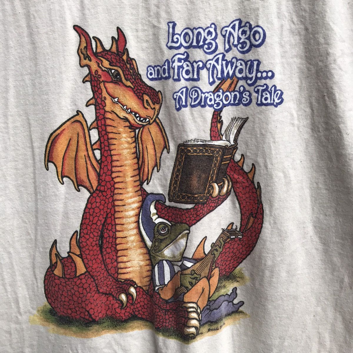 Cartoon Network Vintage A DRAGON TALE cartoons movie comic tee Size US M / EU 48-50 / 2 - 3 Thumbnail