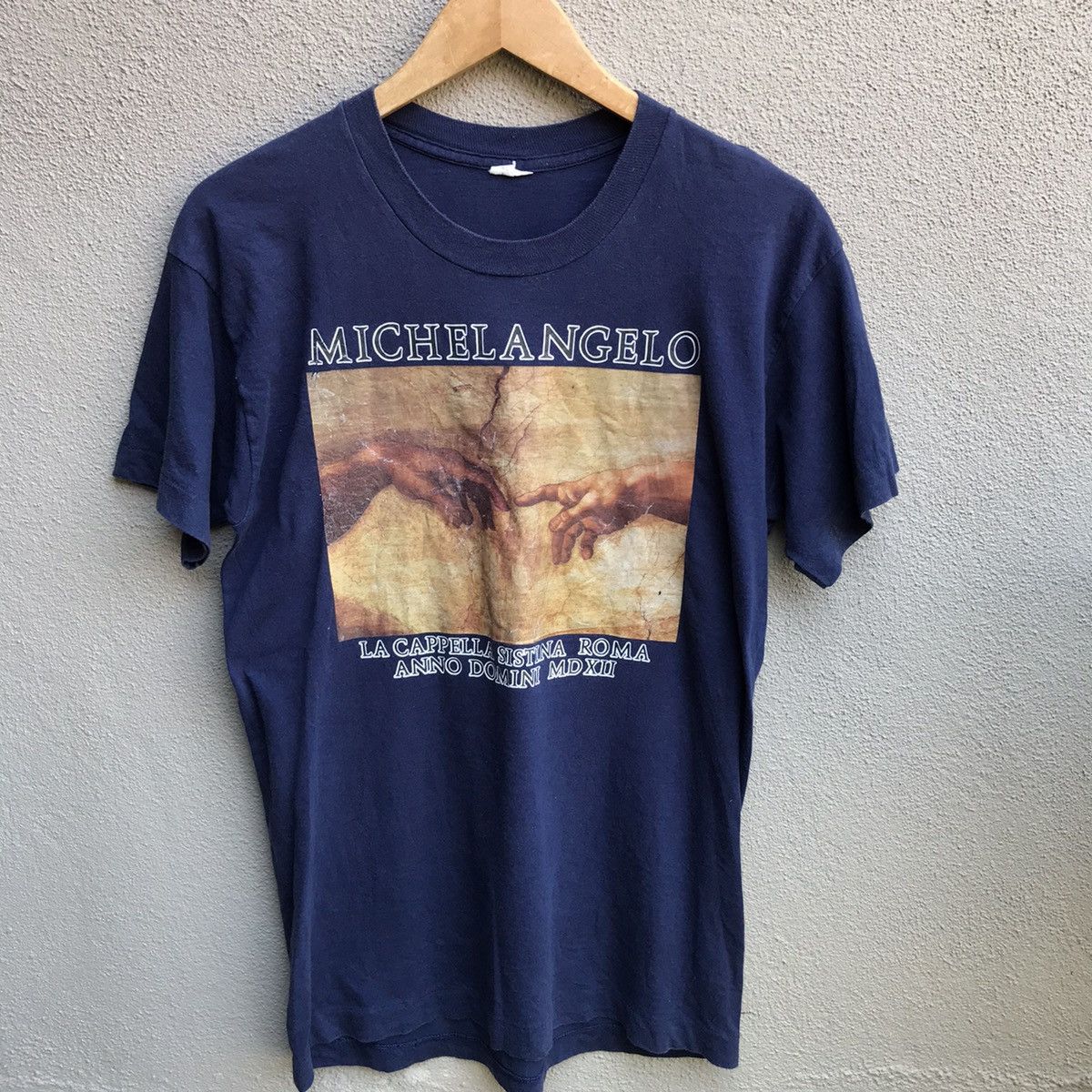 Vintage Vintage MICHELANGELO art tee picasso dali Size US M / EU 48-50 / 2 - 2 Thumbnail