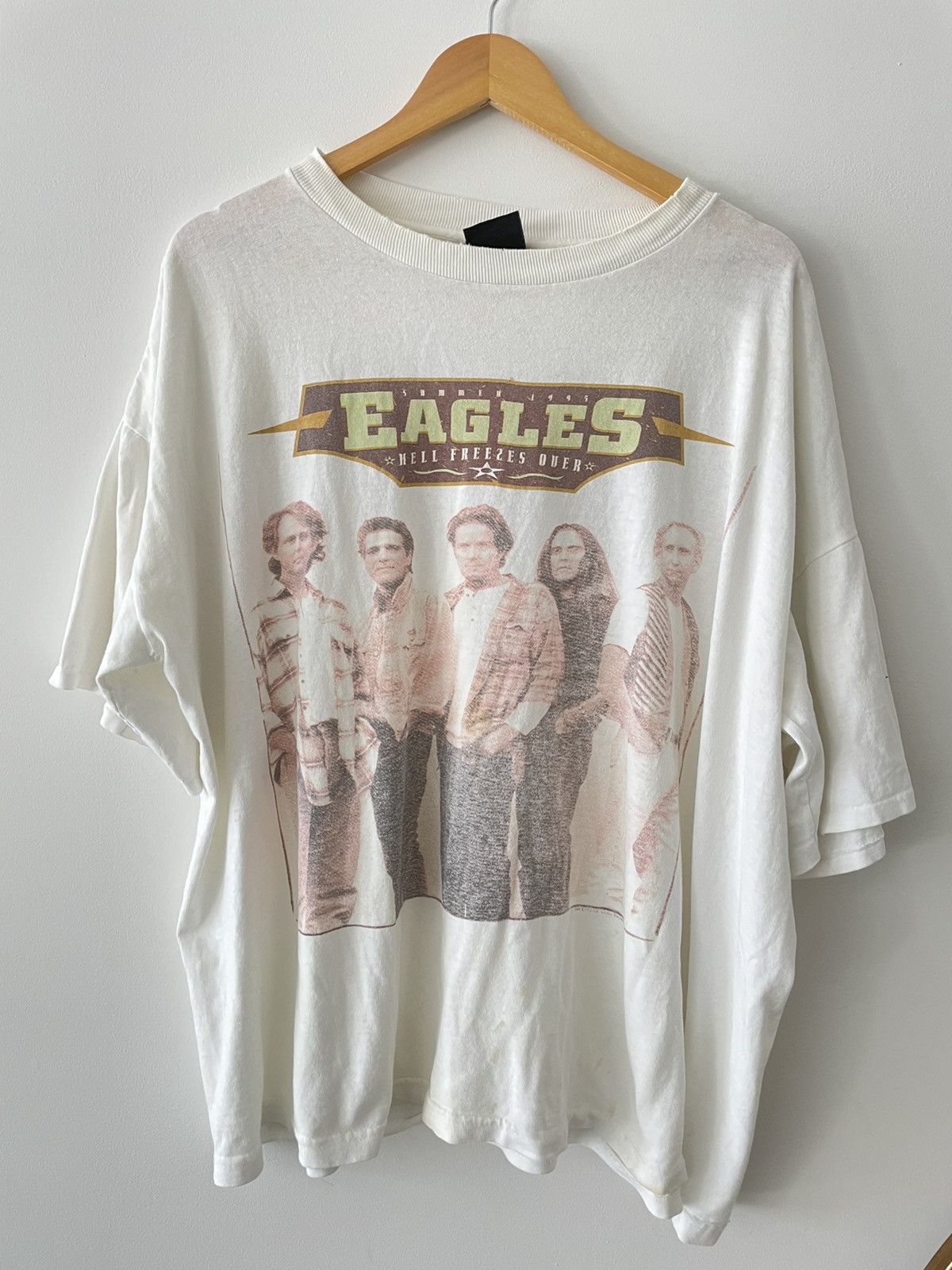 Band Tees × Vintage VINTAGE 1994 Eagles “Hell Freezes Over Tour” Band Tee Size US L / EU 52-54 / 3 - 1 Thumbnail