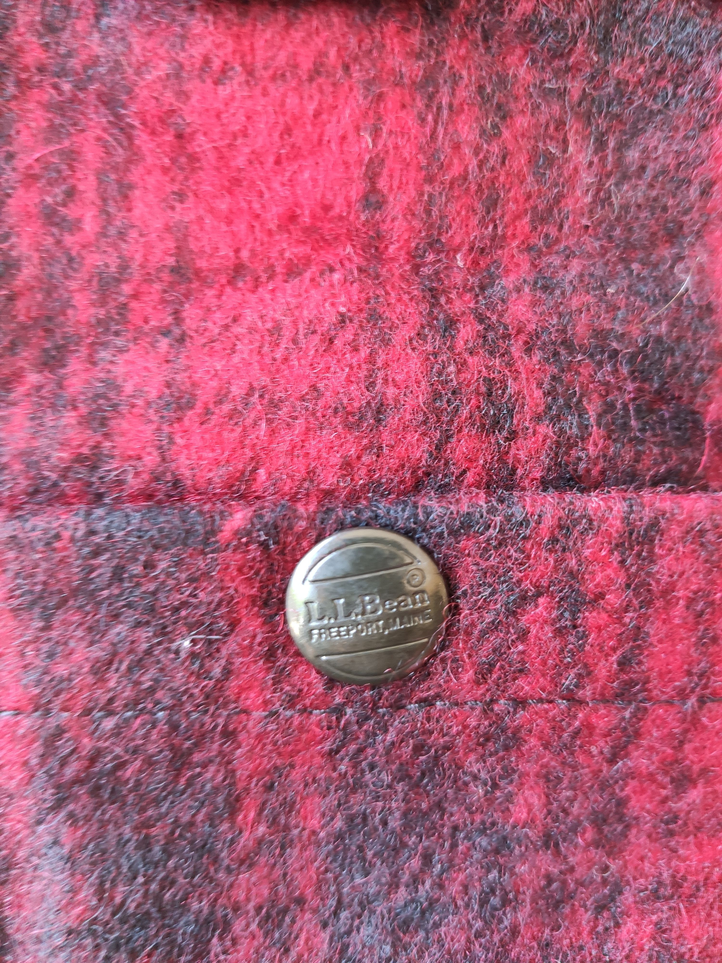 L.L. Bean 🔥 Vintage 80s Vintage LL Bean vest tartan wool blend Size US S / EU 44-46 / 1 - 5 Thumbnail