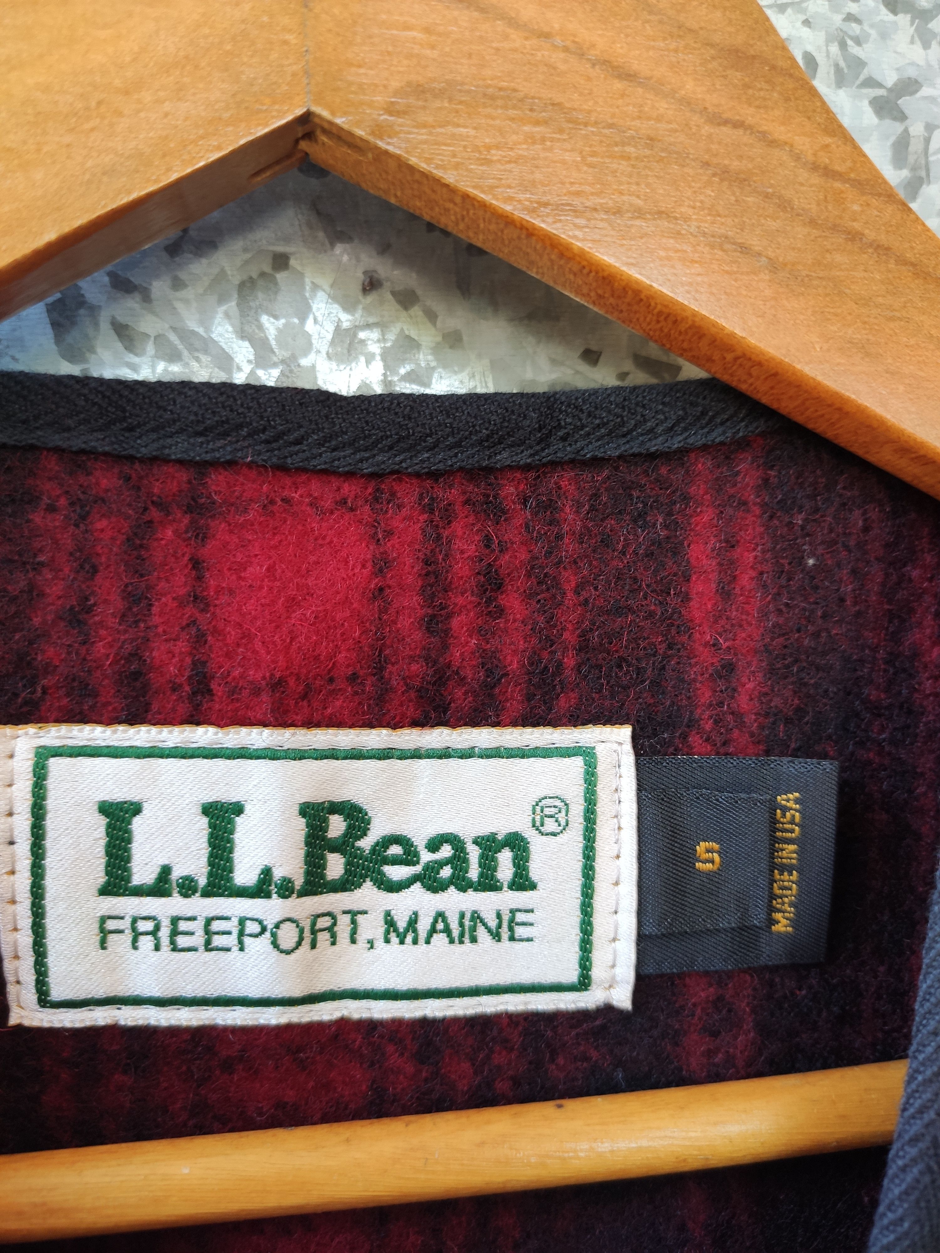 L.L. Bean 🔥 Vintage 80s Vintage LL Bean vest tartan wool blend Size US S / EU 44-46 / 1 - 6 Thumbnail