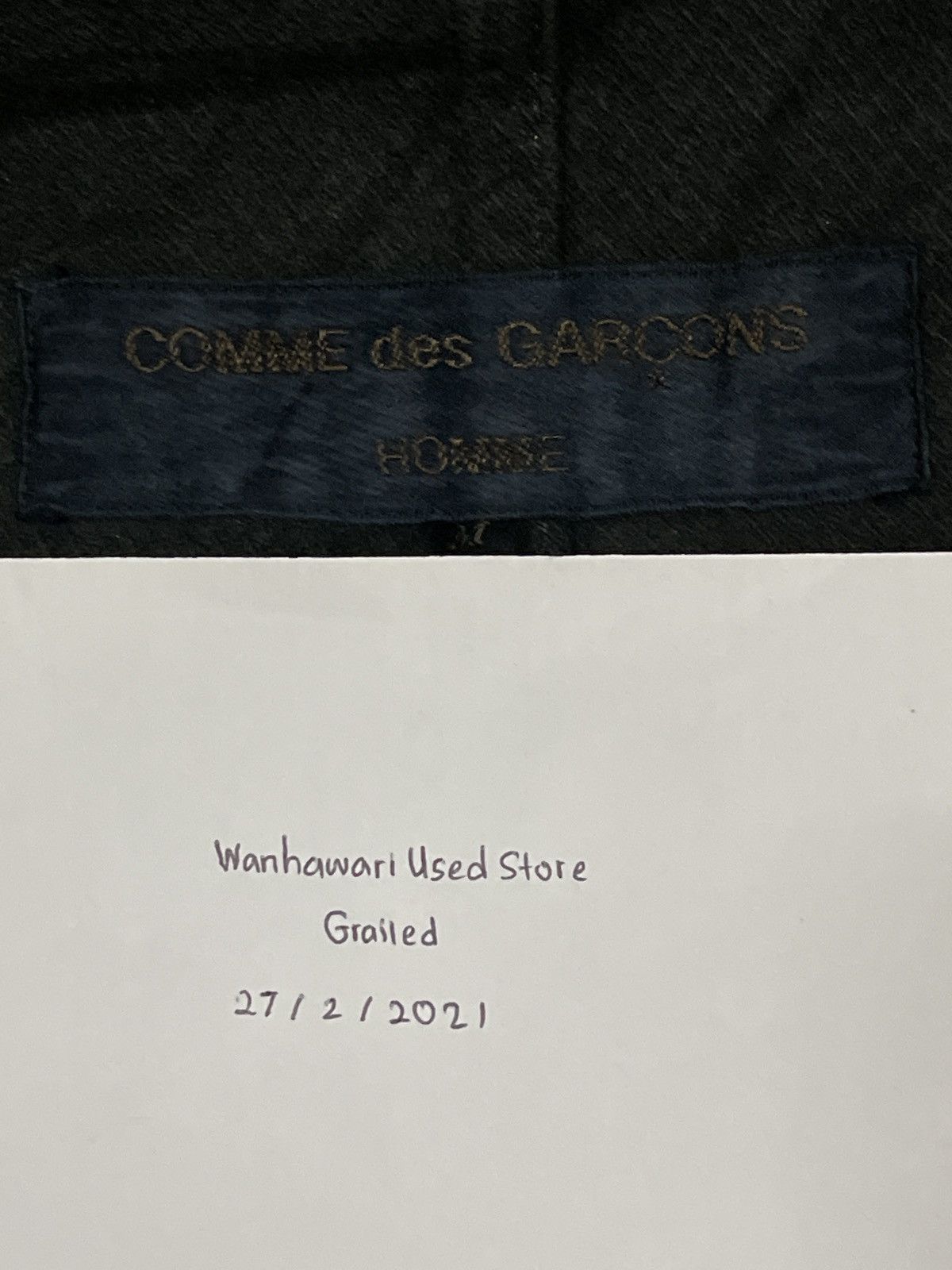 Comme des Garcons × Comme des Garcons Homme Comme Des Garcons Homme Jacket Size US M / EU 48-50 / 2 - 5 Thumbnail