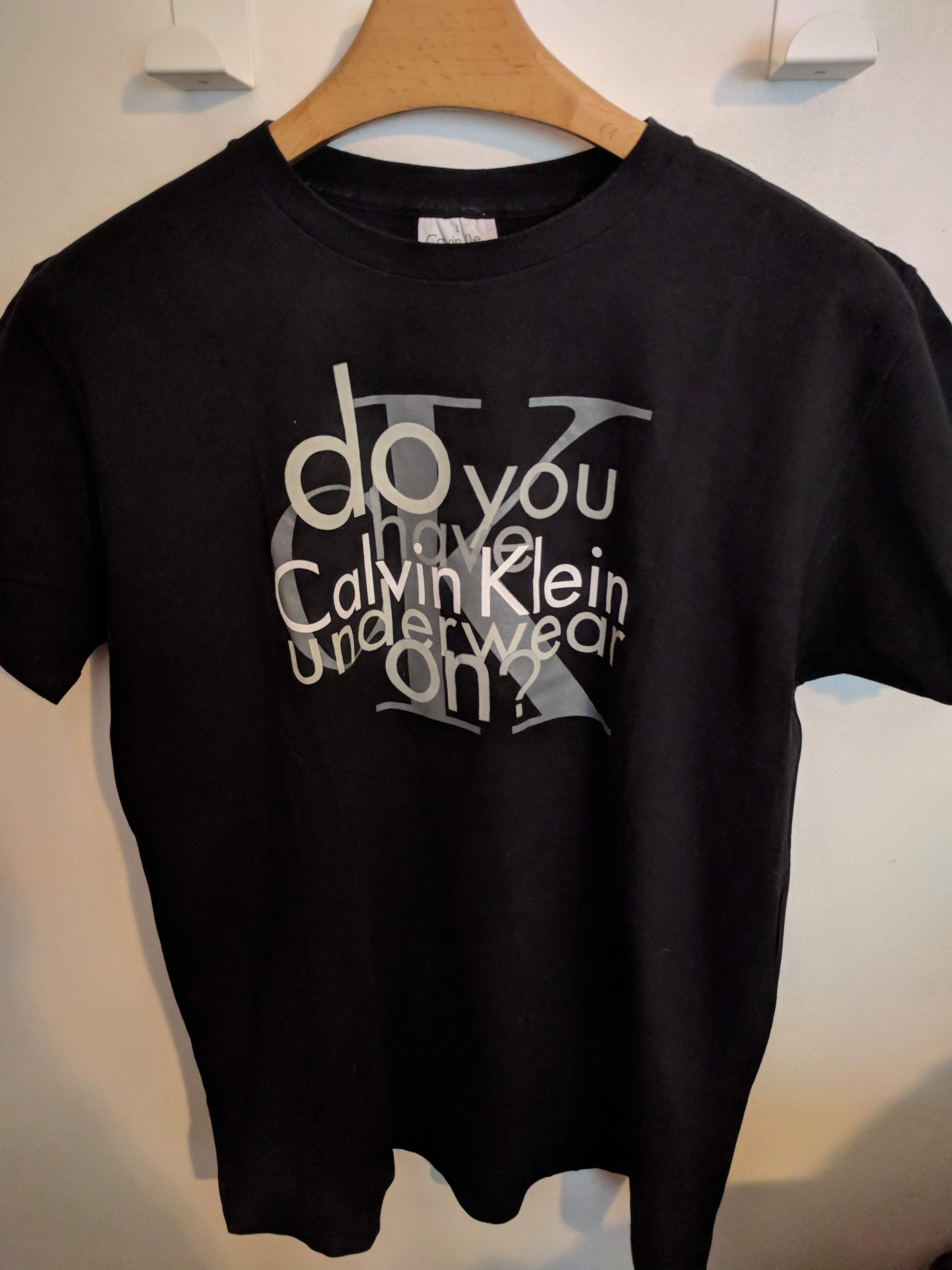 Calvin Klein Do you have CK underwear on thsirt Grailed