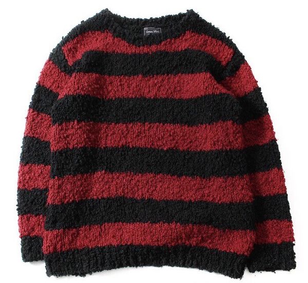 Kurt cobain red on sale and black striped sweater