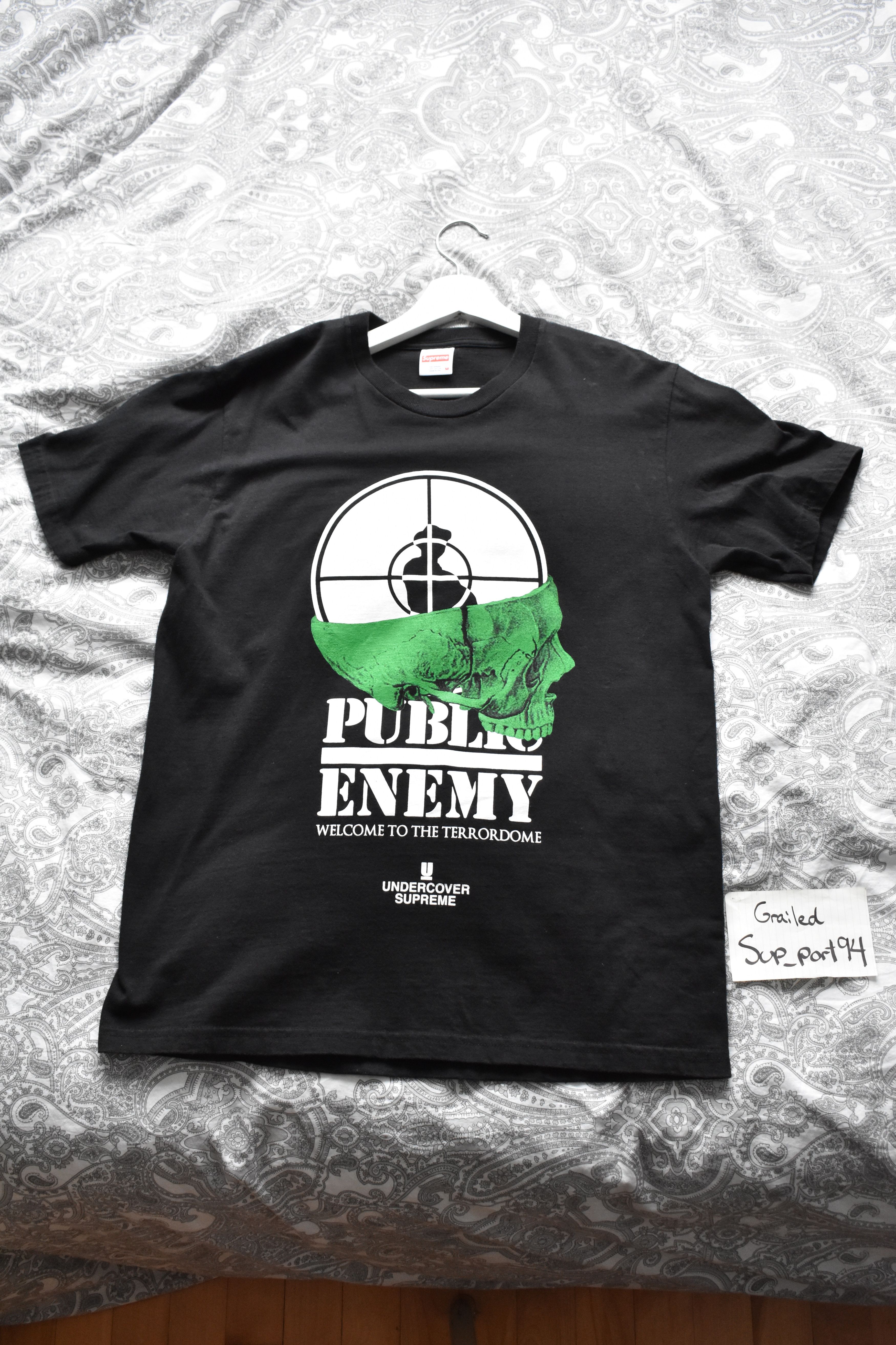 Supreme public enemy terrordome 2024 tee
