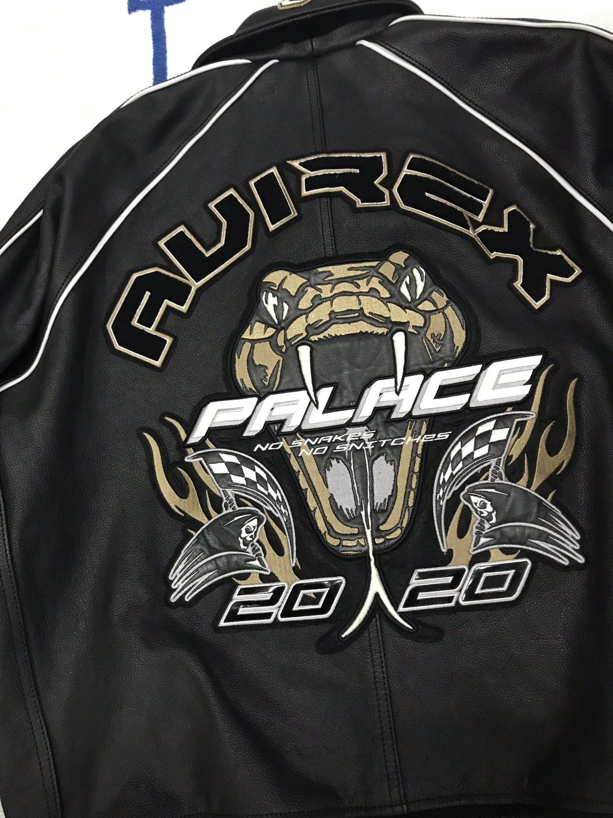 Avirex × Palace Palace x Avirex No Snakes Jacket Black XL Size US XL / EU 56 / 4 - 10 Thumbnail
