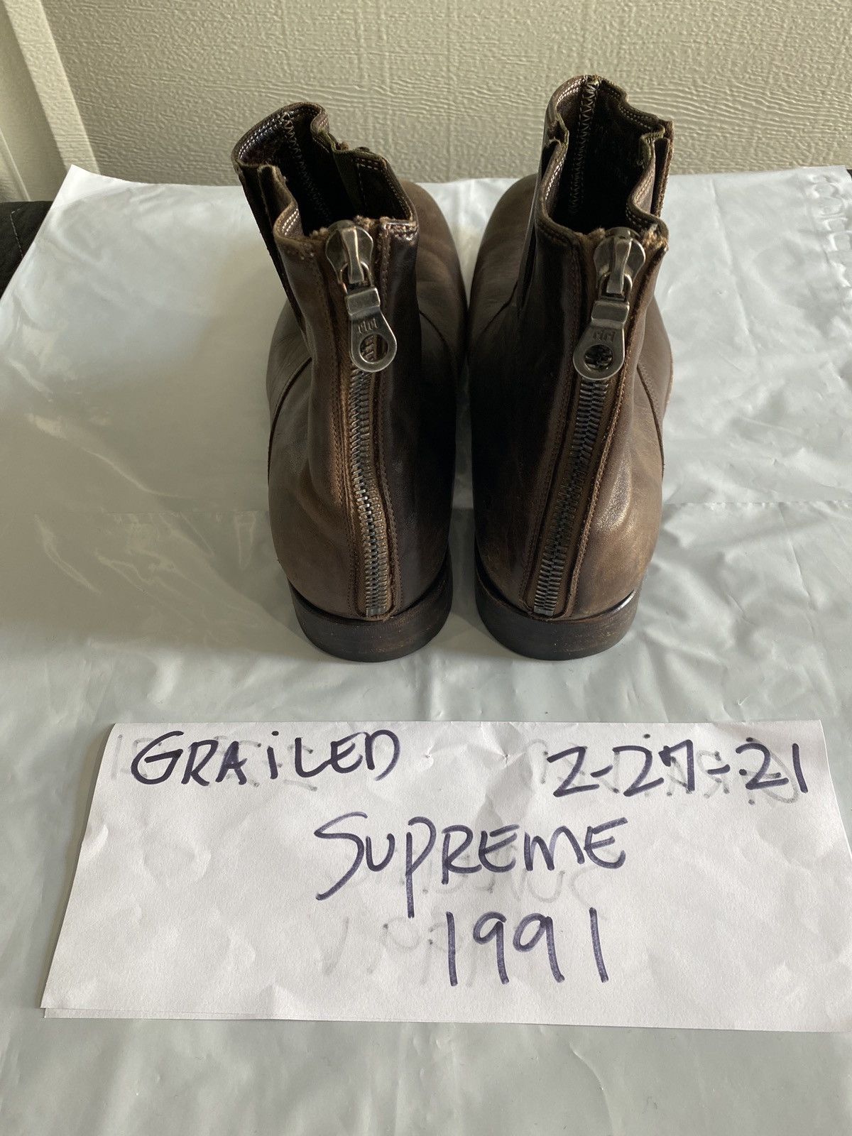 Men’s Awesome “Paul Smith” Black Leather Boots Higgins Mill Weatherproof Boot | Men main image 2