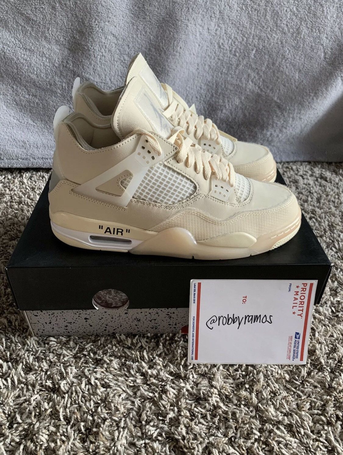 jordan 4 off white price nike