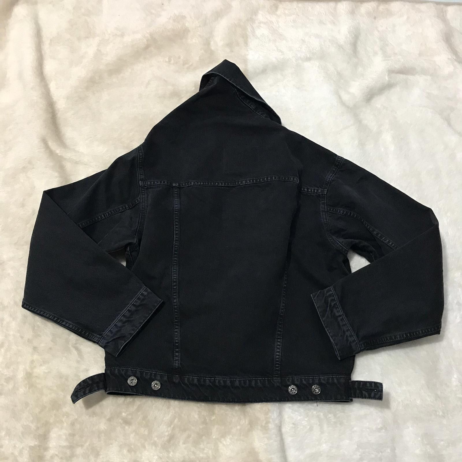 Y/Project Fp32 - Black Asymmetric Collar Denim Jacket Size US S / EU 44-46 / 1 - 10 Thumbnail