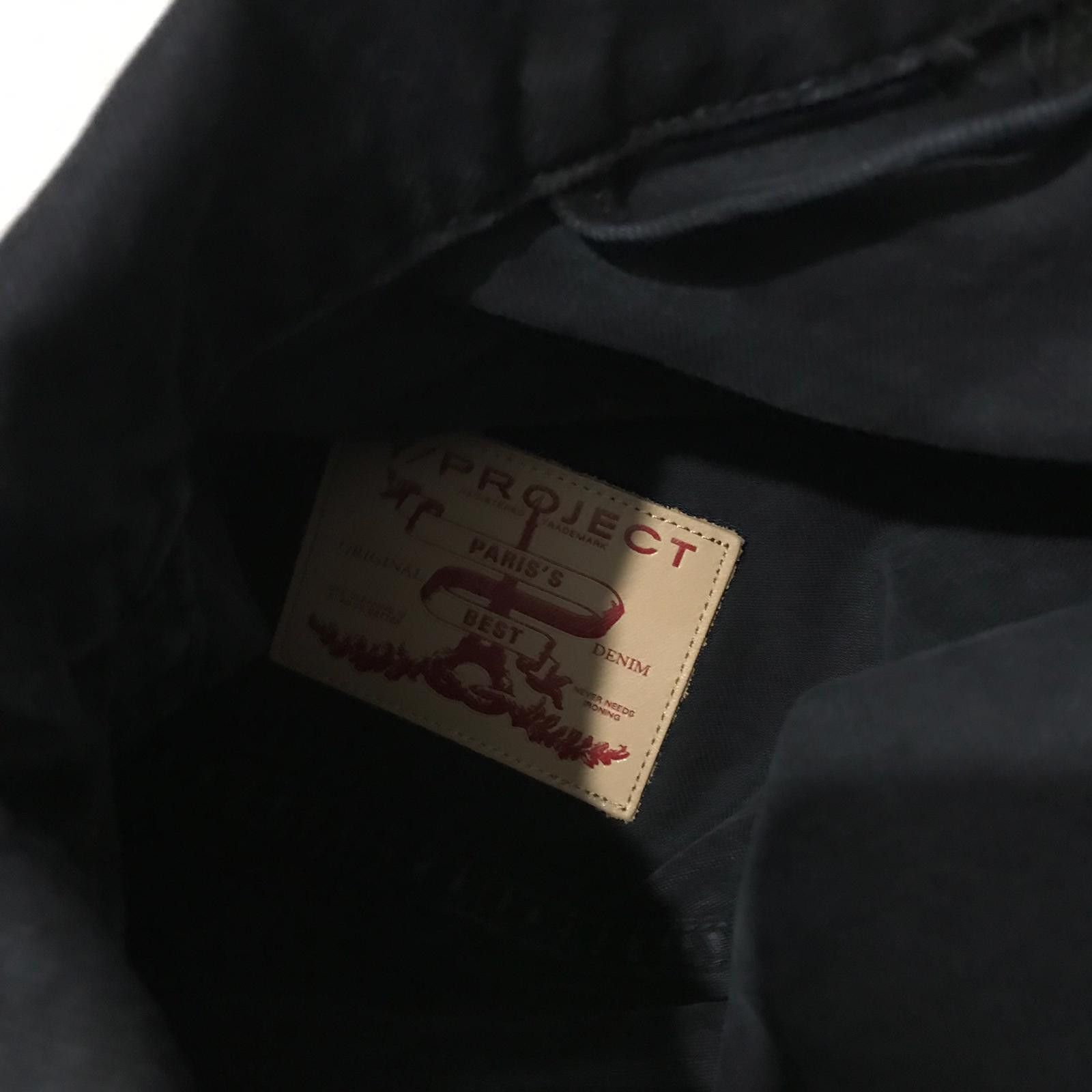Y/Project Fp32 - Black Asymmetric Collar Denim Jacket Size US S / EU 44-46 / 1 - 11 Thumbnail