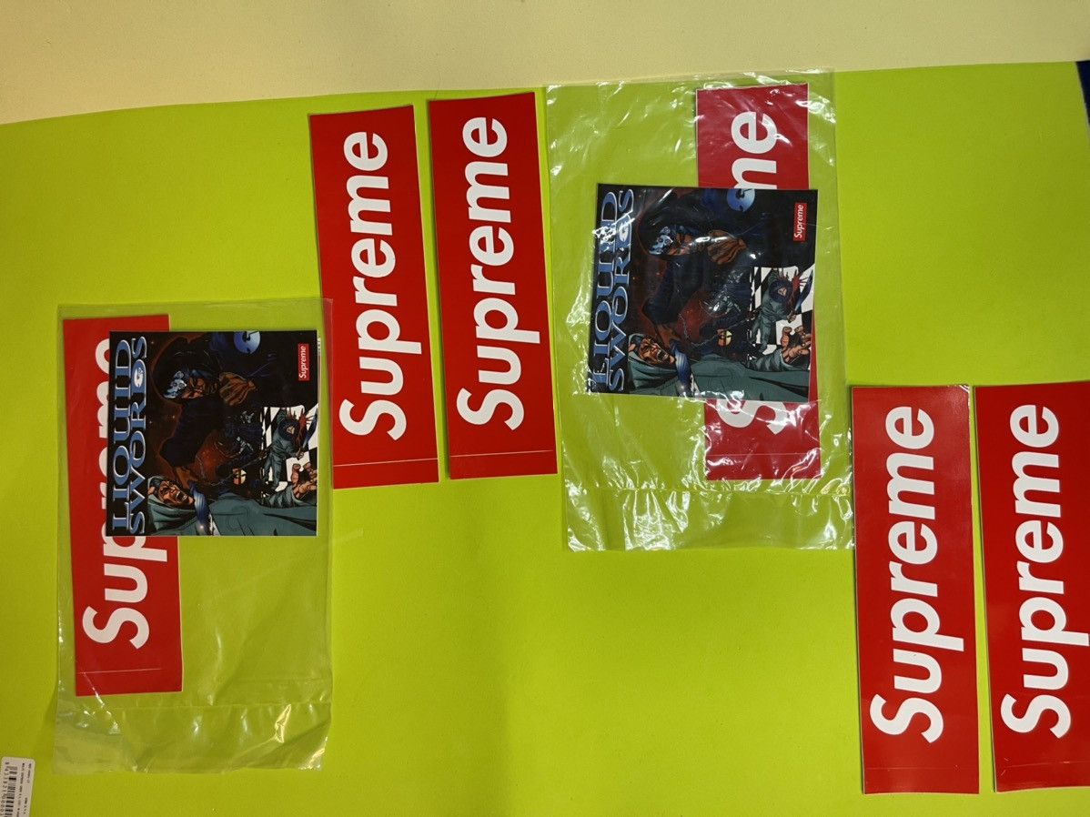 Supreme Supreme Rare Collection Of Stickers & Poster Grailed