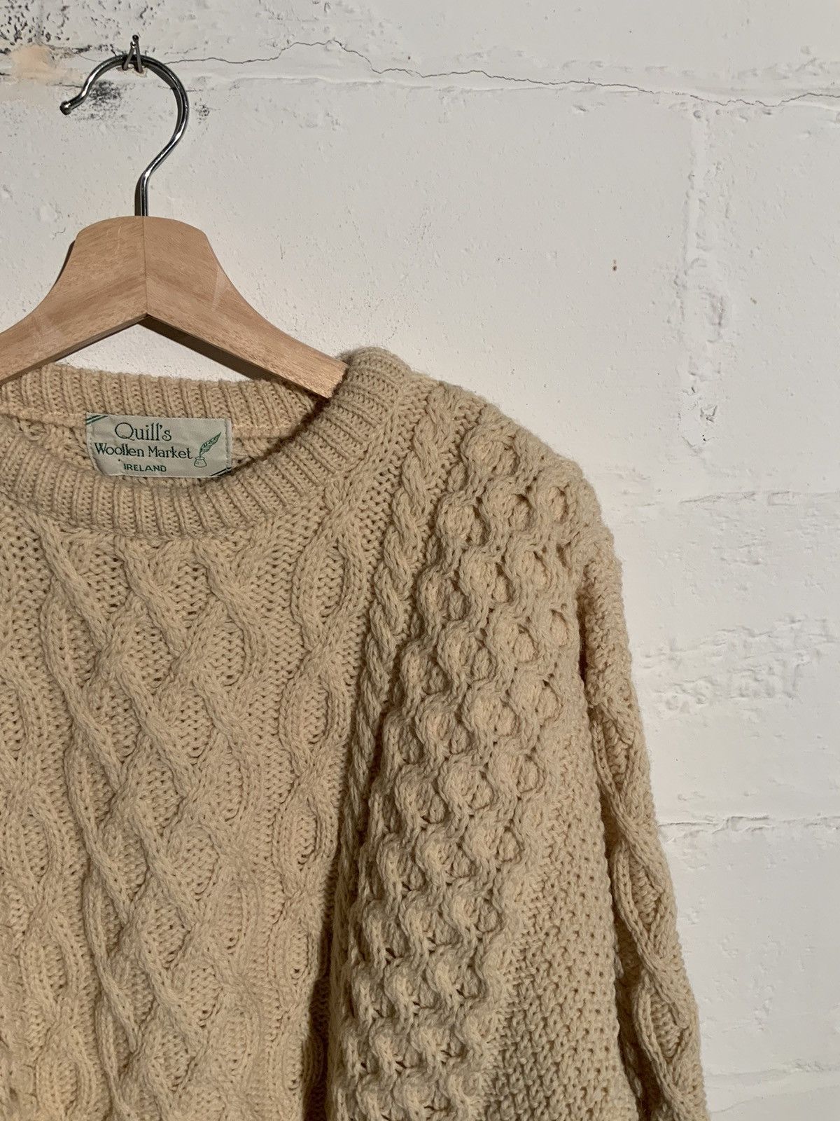 Vintage Vintage Cable Knit Fisherman’s Sweater Size US S / EU 44-46 / 1 - 3 Thumbnail