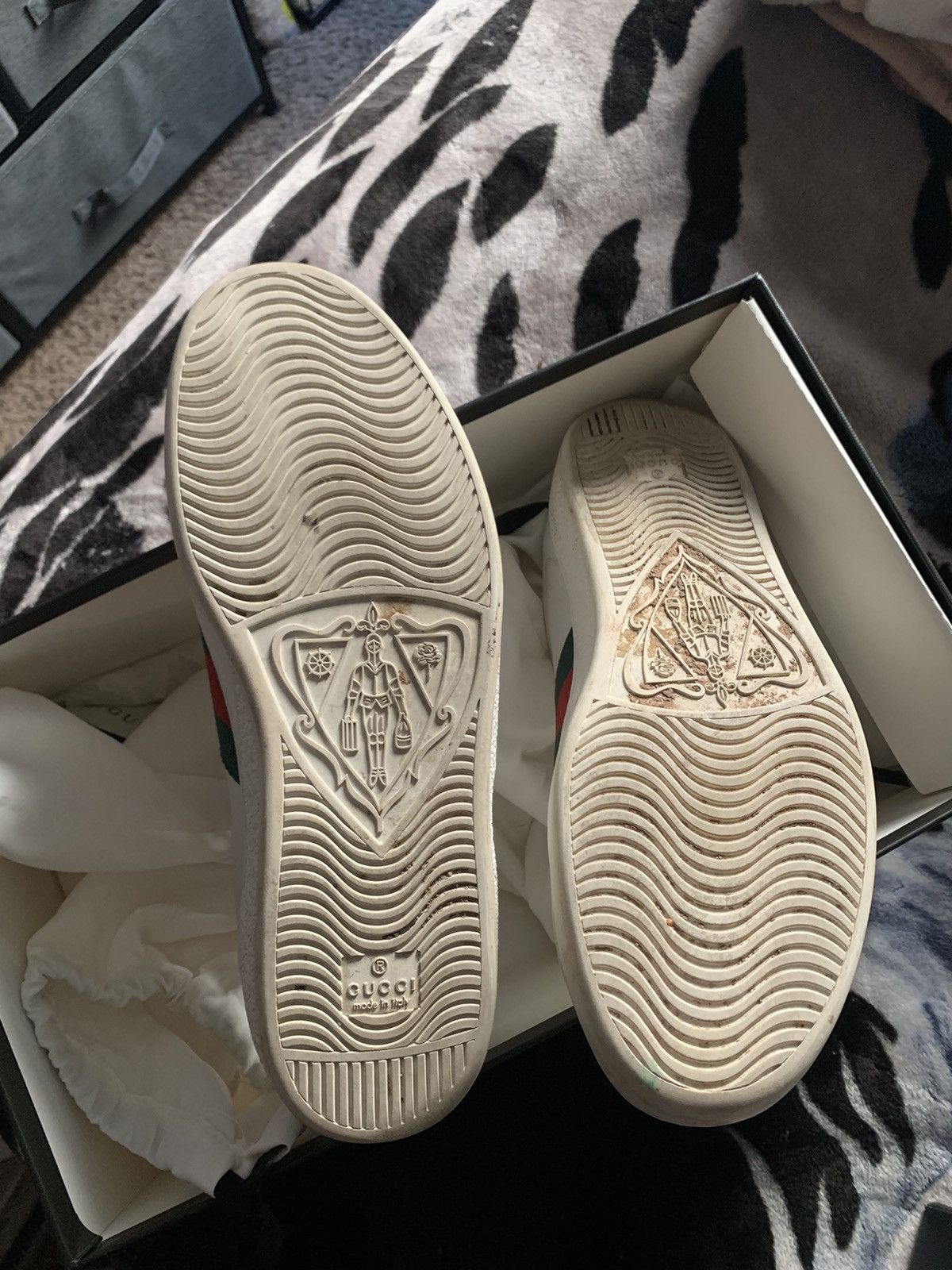 Gucci Gucci Alligator skin Sneakers Size US 8 / EU 41 - 2 Thumbnail