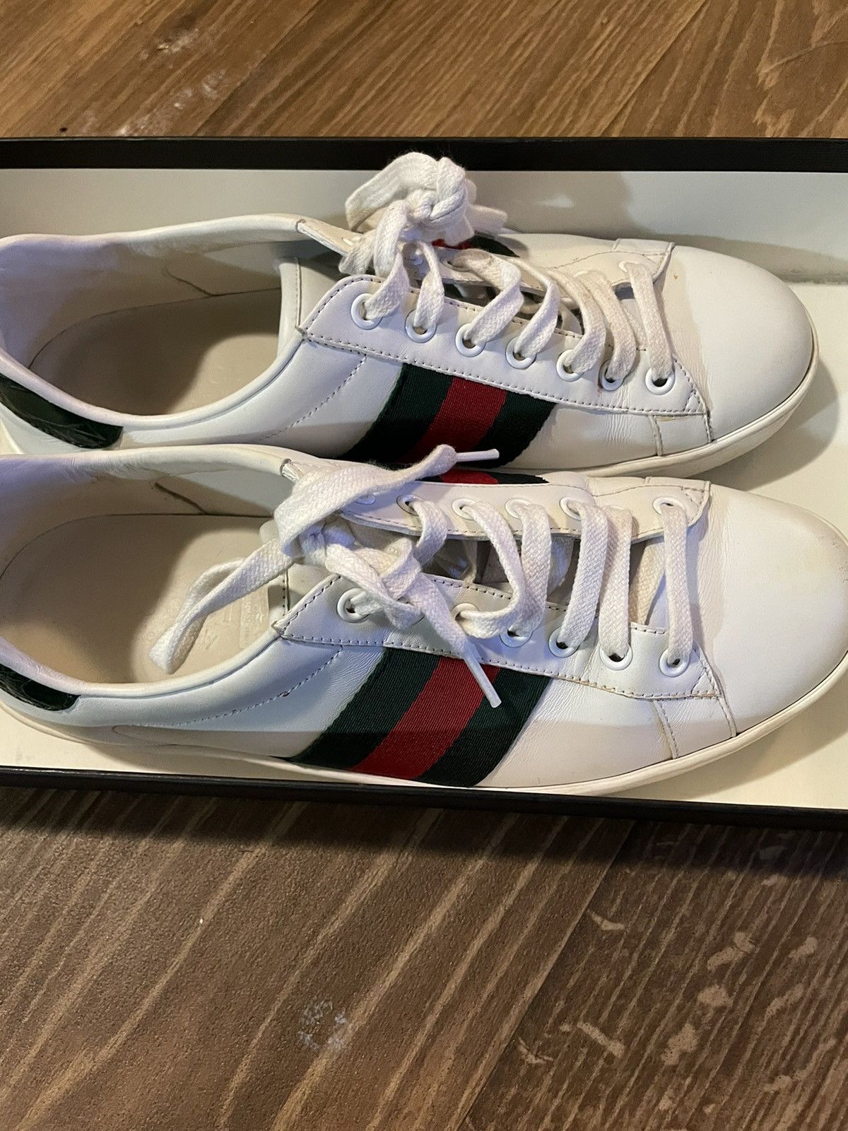Gucci Gucci Alligator skin Sneakers Size US 8 / EU 41 - 7 Thumbnail