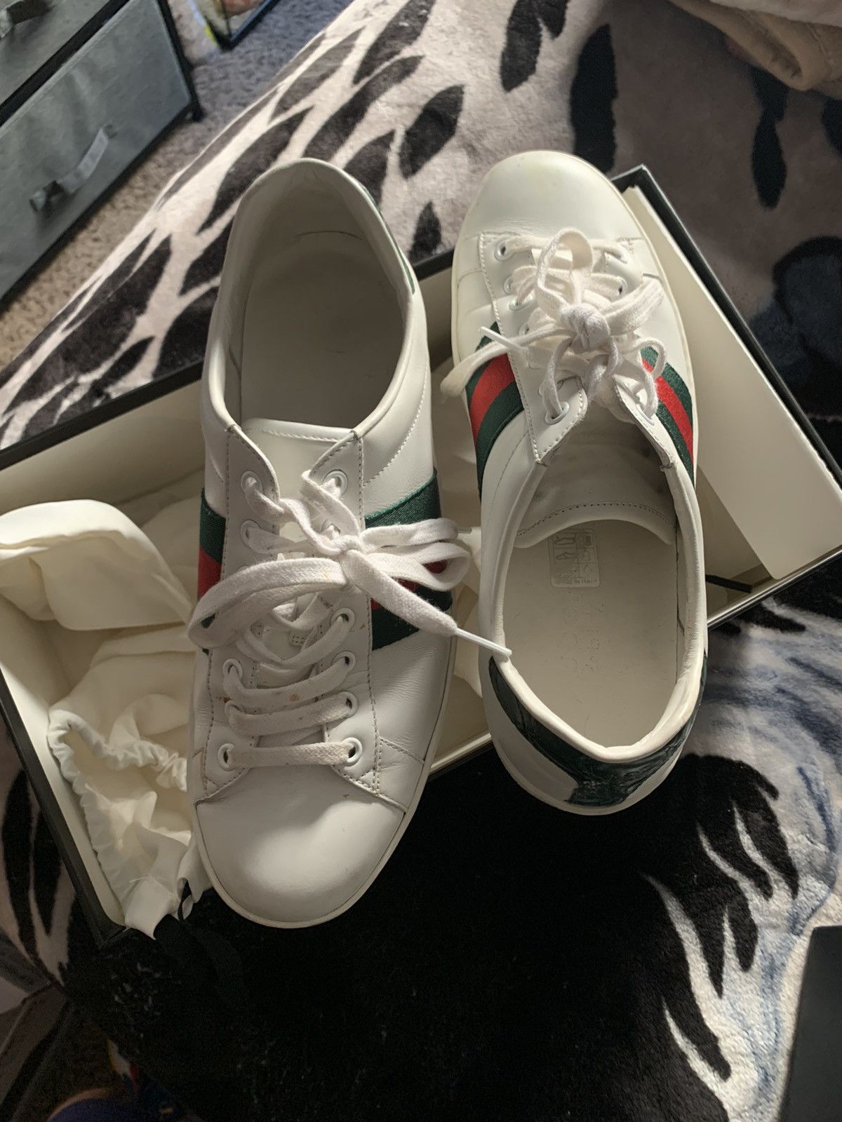 Gucci Gucci Alligator skin Sneakers Size US 8 / EU 41 - 1 Thumbnail