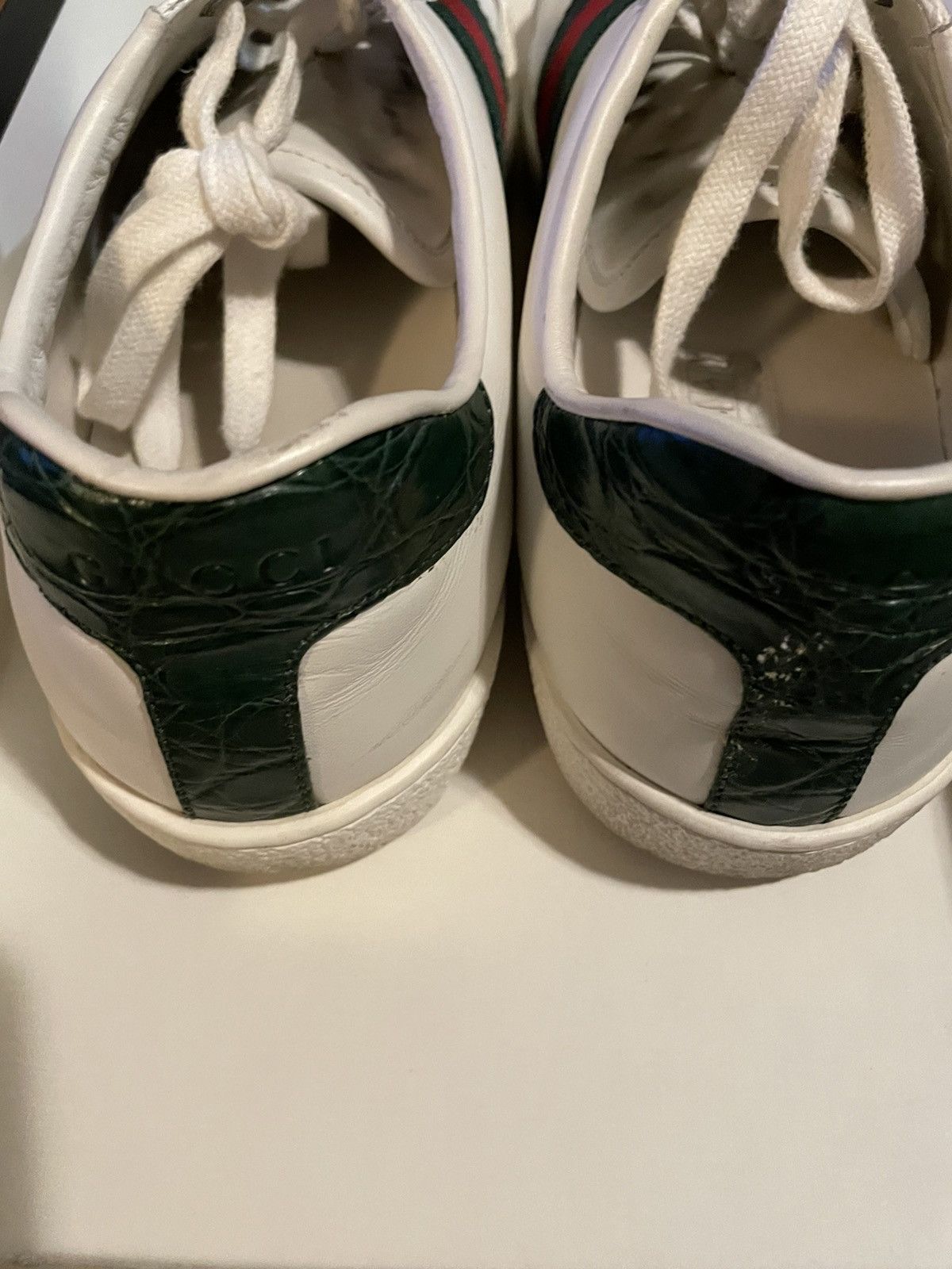 Gucci Gucci Alligator skin Sneakers Size US 8 / EU 41 - 8 Thumbnail