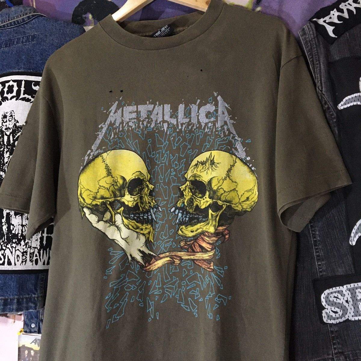 Giant Tees × Metallica × Vintage Pushead Metallica sad but true 