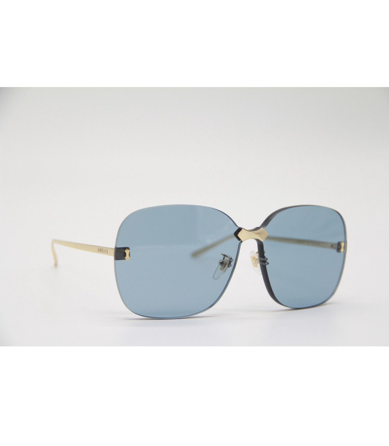 Gucci New Sunglasses Gucci GG0355S 003 Square Blue Women s Eyewear Grailed