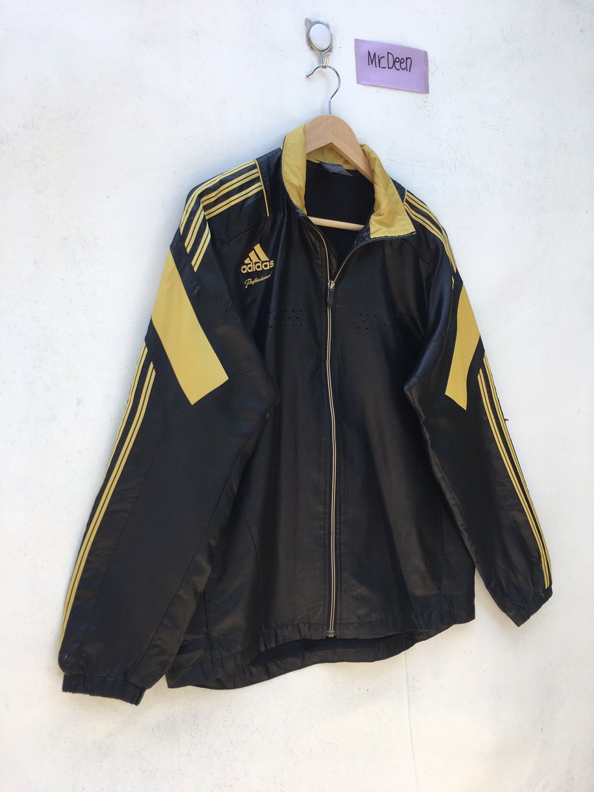 Adidas Rare Adidas 3 Stripes Windbreaker / Jacket Size US M / EU 48-50 / 2 - 2 Thumbnail