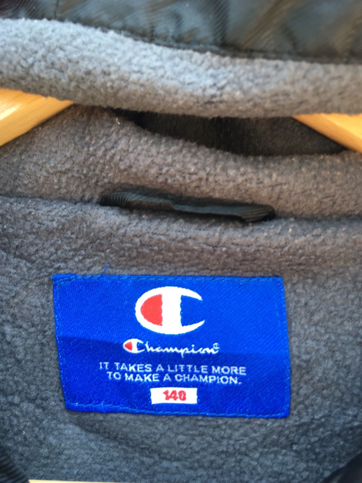 Champion Vintage Champion Blue Windbreaker Hoodie Size US M / EU 48-50 / 2 - 8 Thumbnail