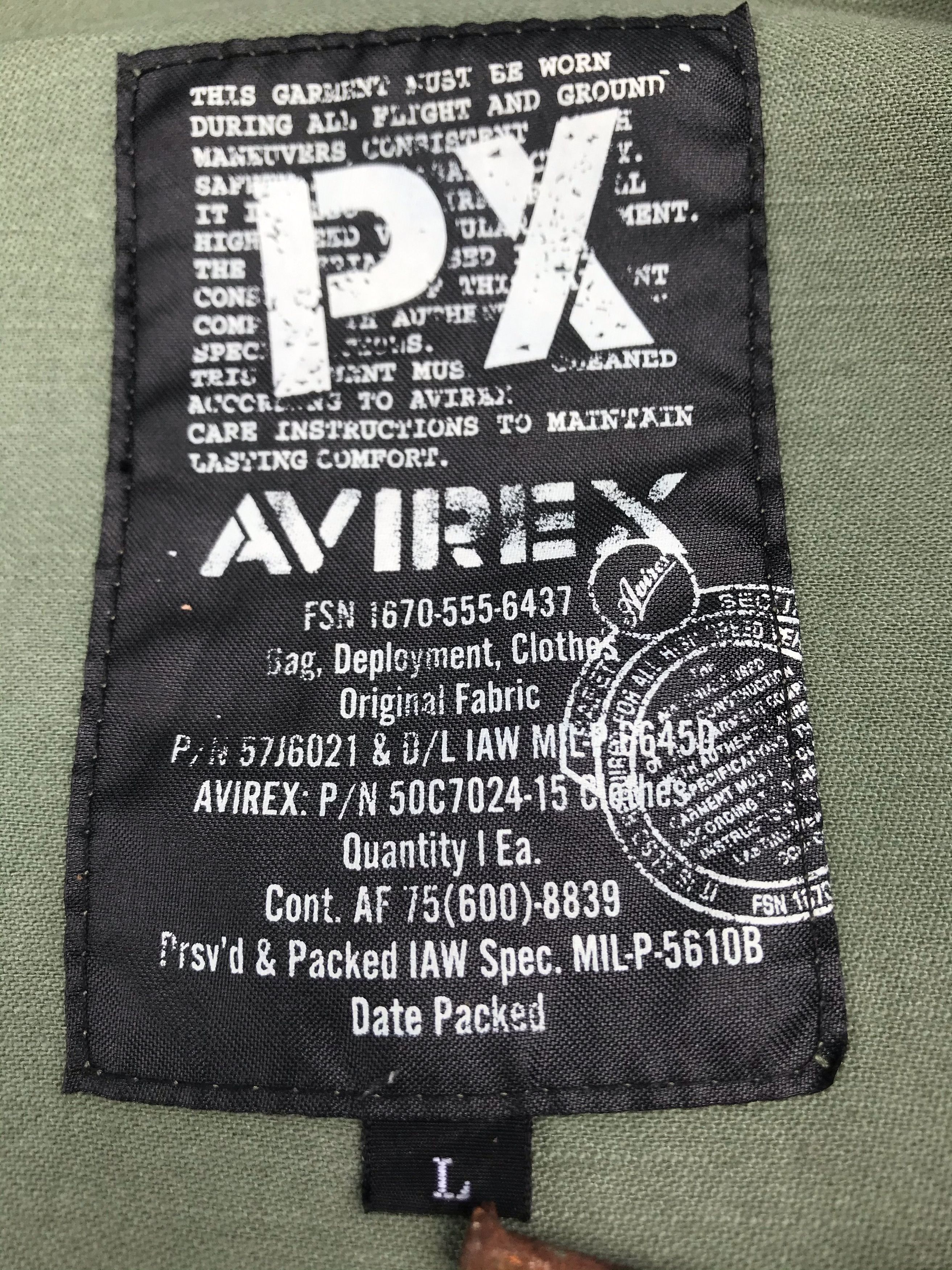 Avirex Px Avirex Military Jacket Size US L / EU 52-54 / 3 - 2 Thumbnail