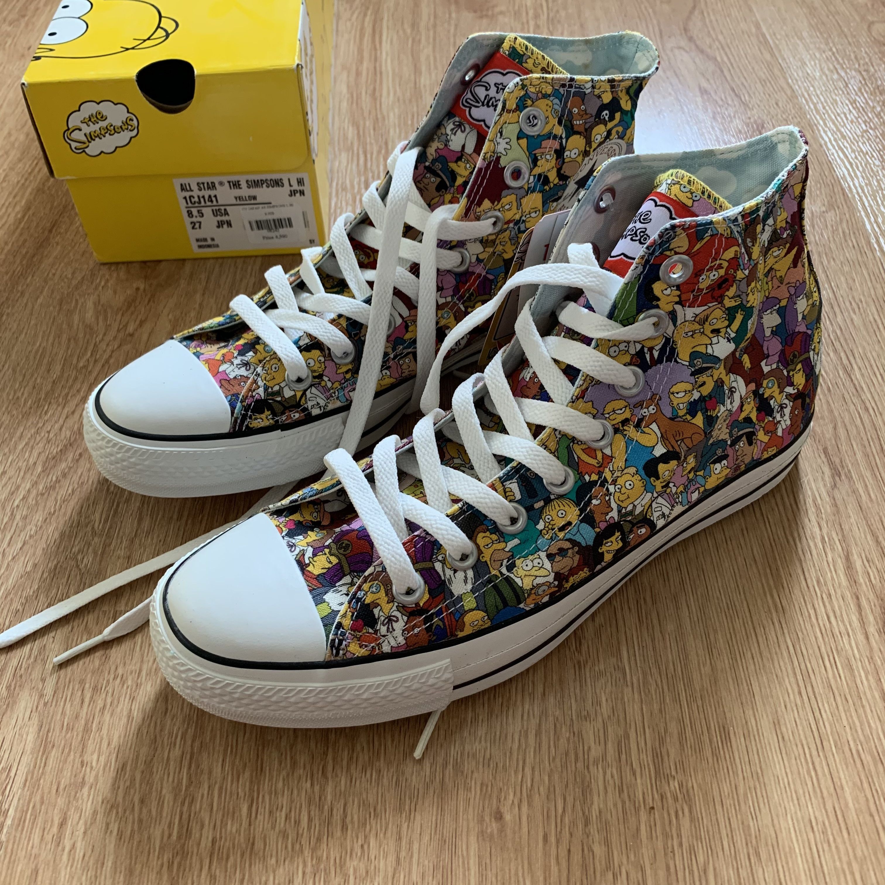 Simpsons converse shoes sales