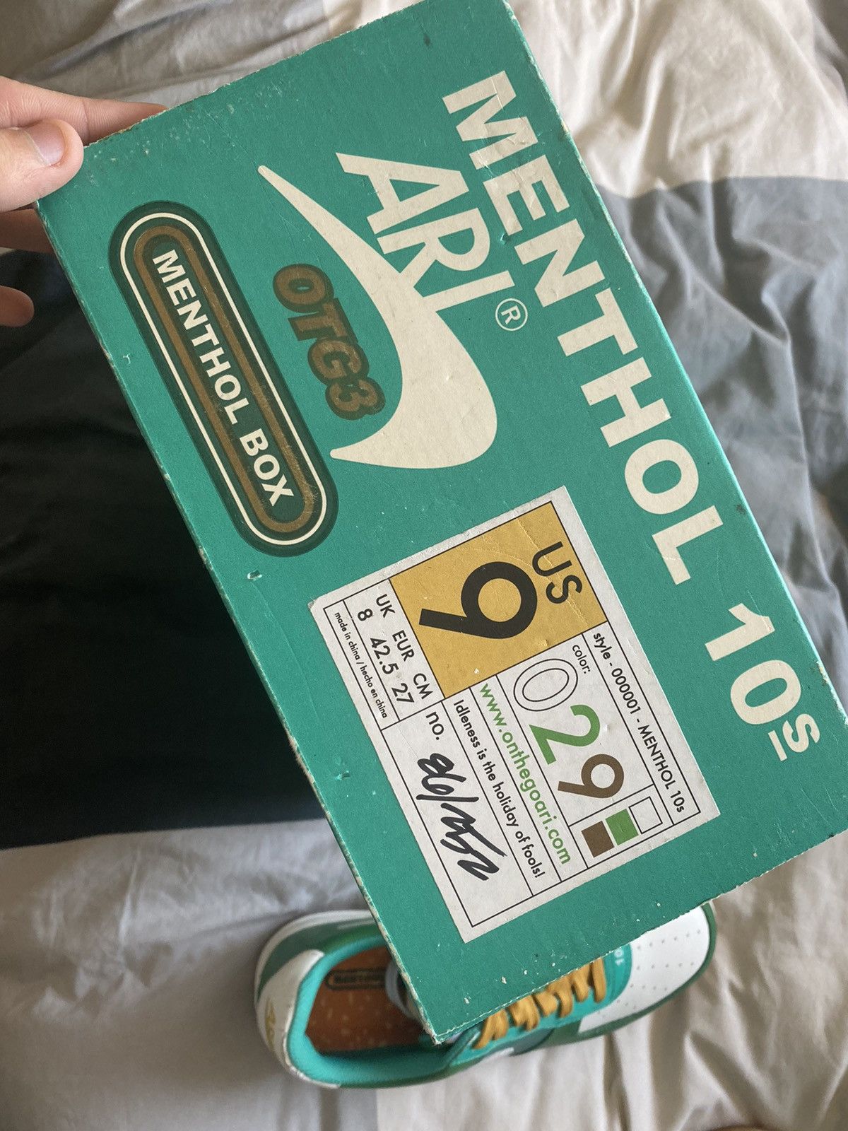 ari menthol 10s stockx