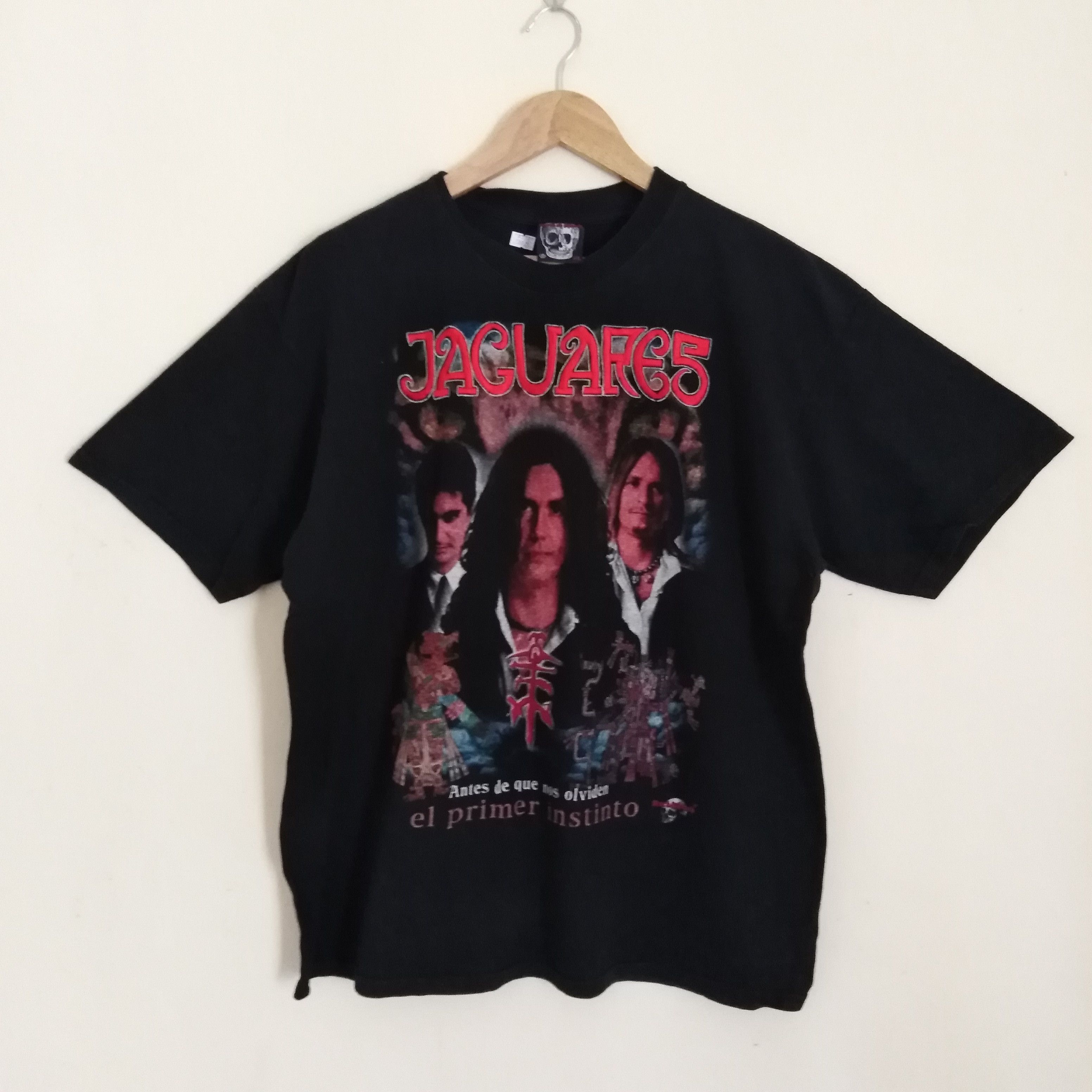 Band Tees Rock T Shirt Vintage JAGUARES American Rock Band Tshirt Grailed