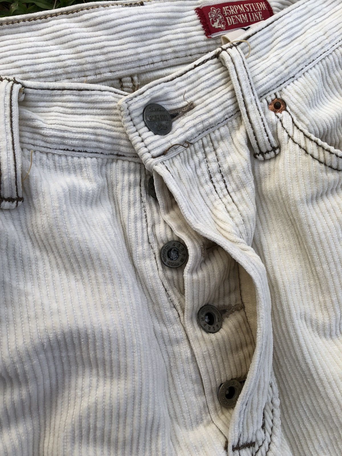 45rpm 45rpm Studio Denim Line Corduroy Denim Pant Size US 27 - 2 Thumbnail