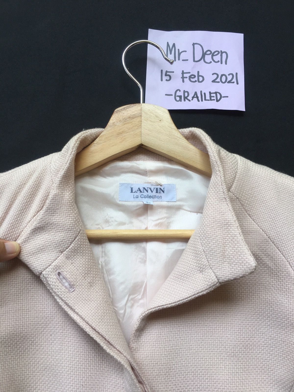 Lanvin Rare Vintage Lanvin Wool Jacket Size S / US 4 / IT 40 - 6 Thumbnail
