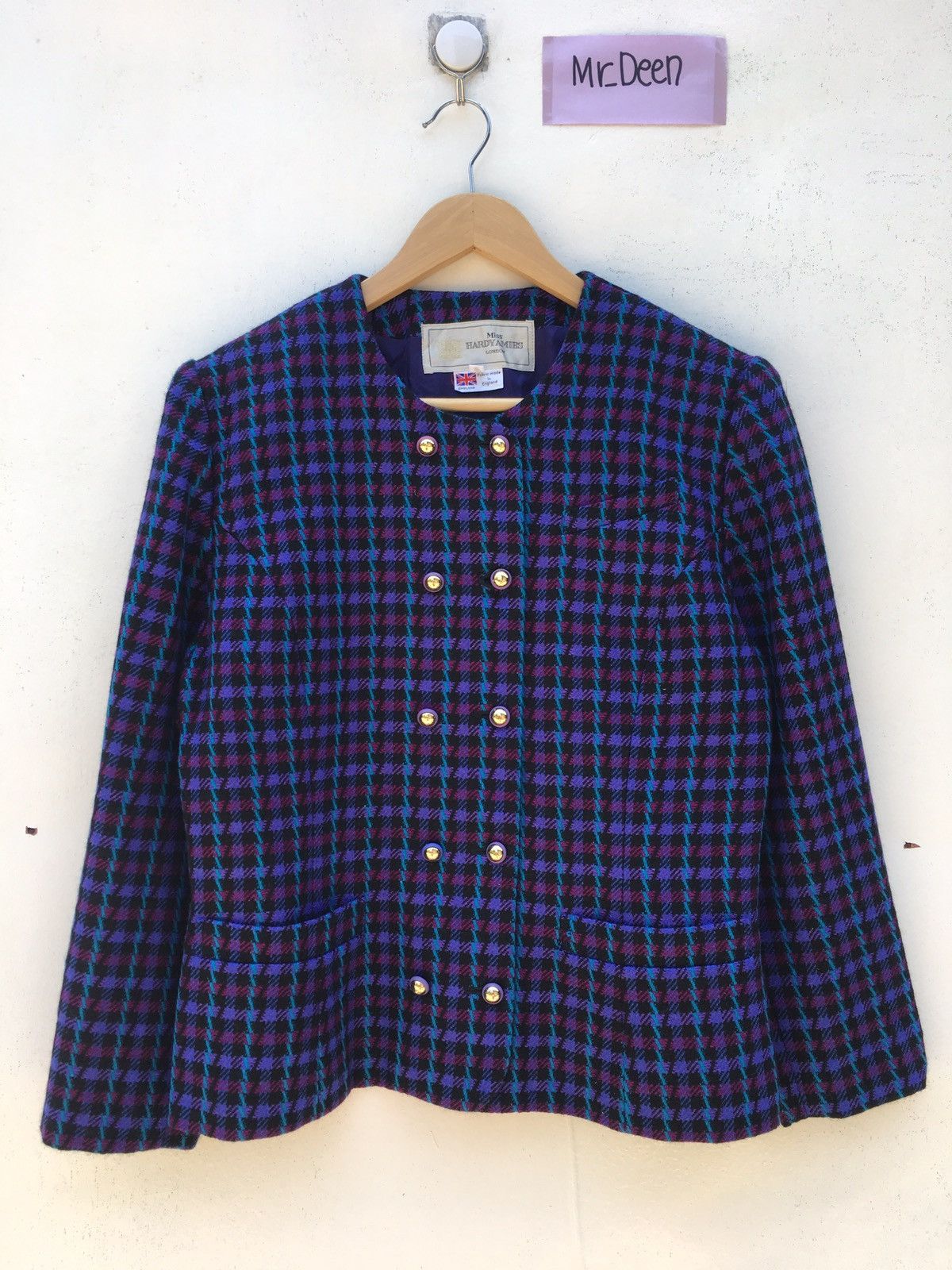 Hardy Amies Vintage Hardy Amies London Wool Jacket Size XS / US 0-2 / IT 36-38 - 4 Thumbnail