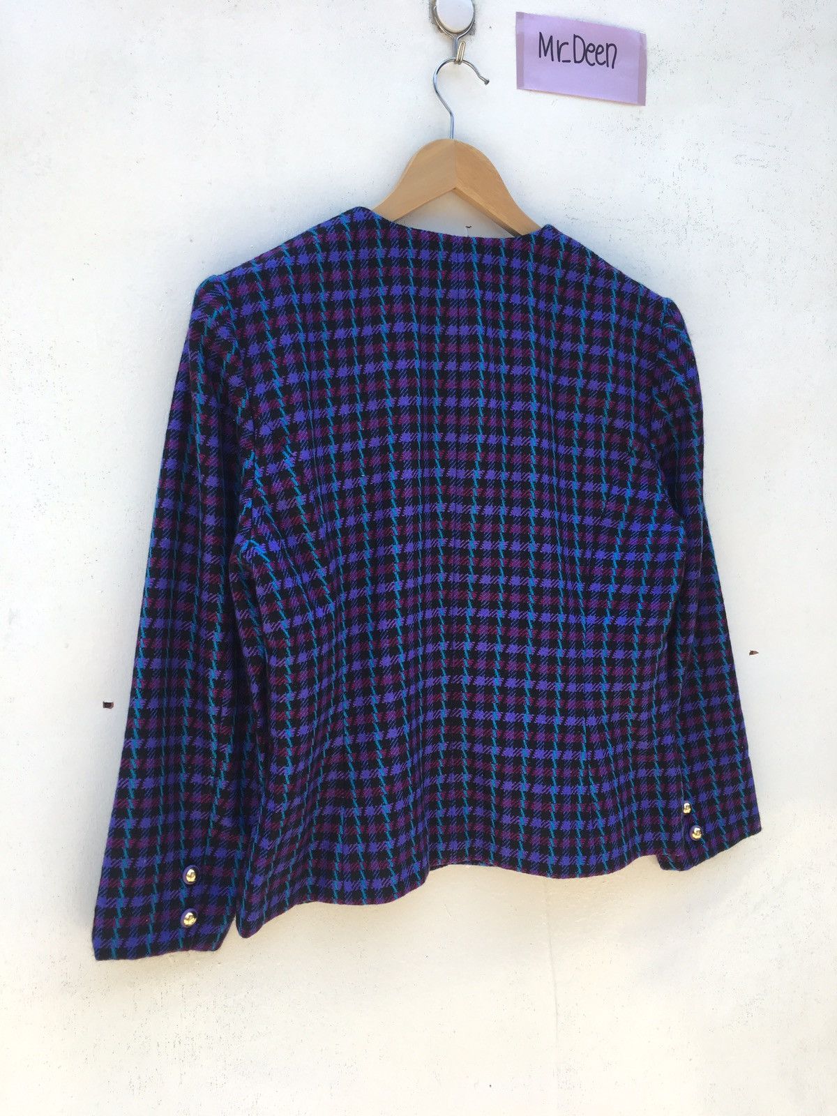 Hardy Amies Vintage Hardy Amies London Wool Jacket Size XS / US 0-2 / IT 36-38 - 11 Thumbnail