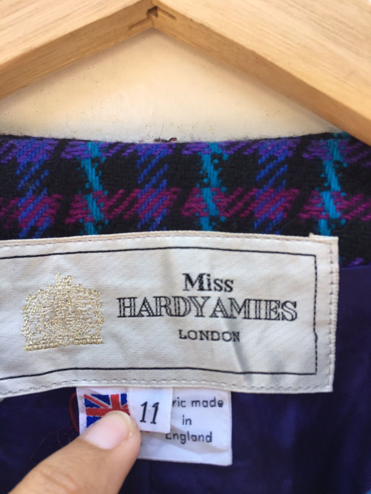 Hardy Amies Vintage Hardy Amies London Wool Jacket Size XS / US 0-2 / IT 36-38 - 8 Thumbnail
