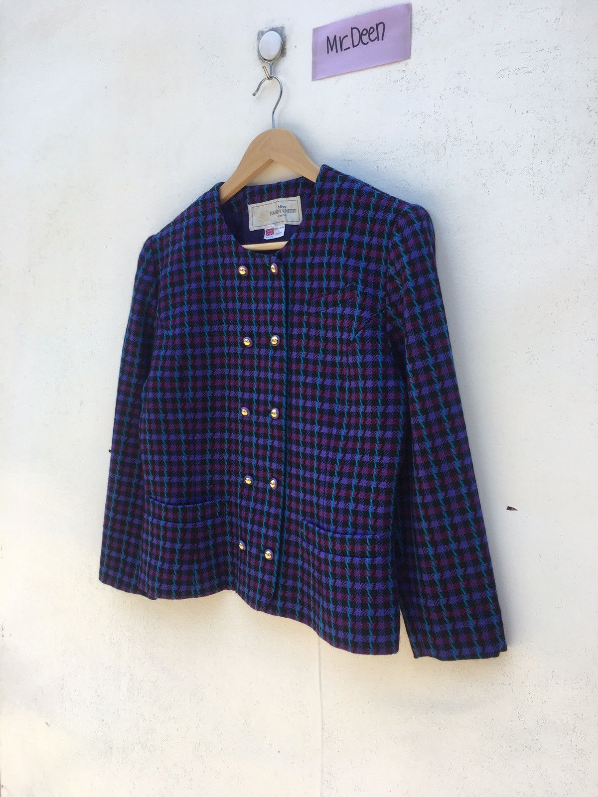 Hardy Amies Vintage Hardy Amies London Wool Jacket Size XS / US 0-2 / IT 36-38 - 2 Thumbnail