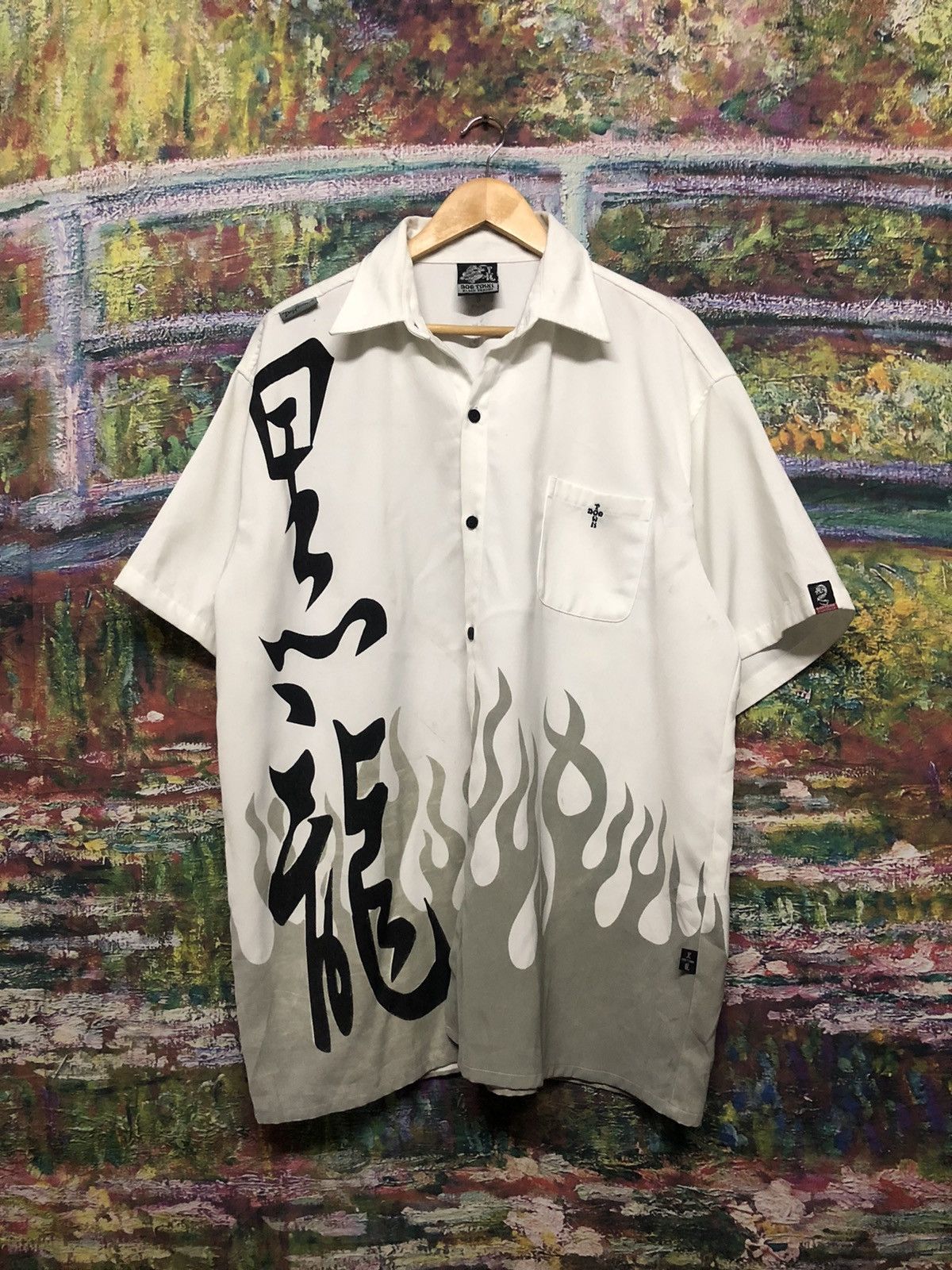 トップス DOG TOWN flame dragon design tee Dogtown × Vintage Rare Vintage Dogtown Black Dragon Flame