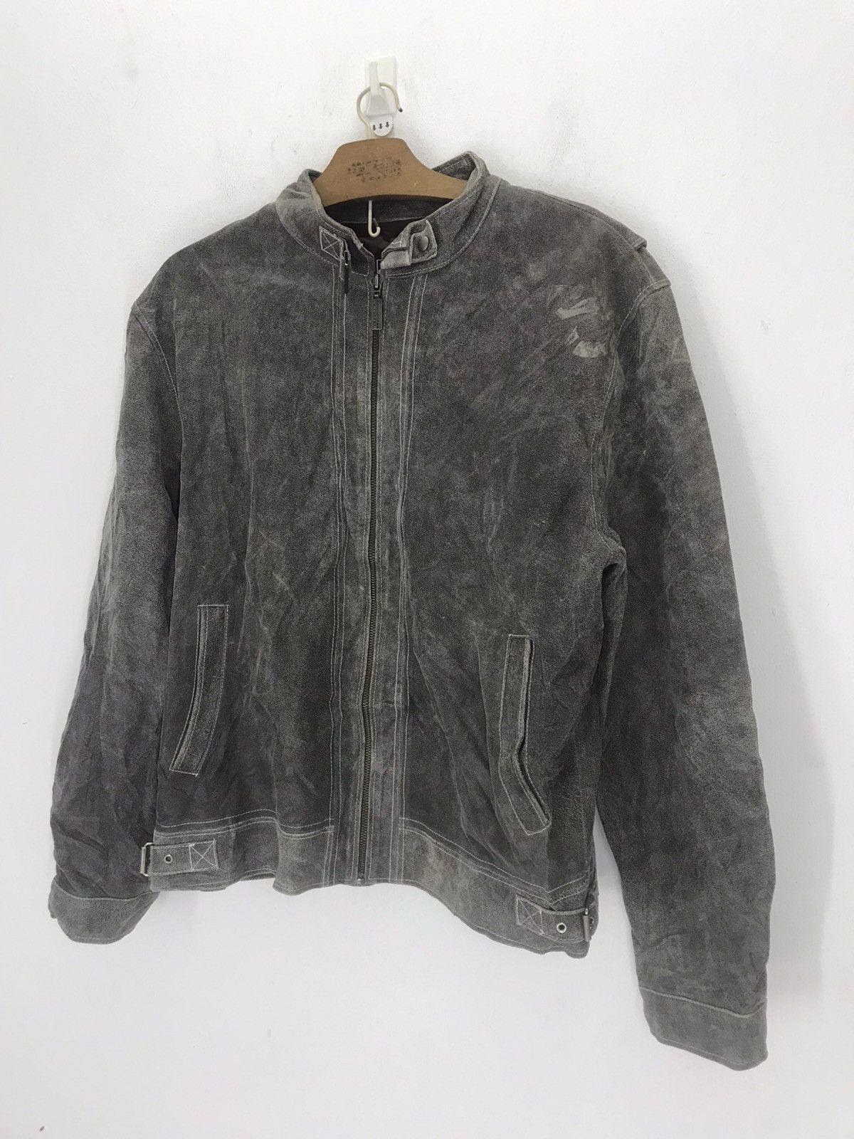 Vintage japan nankai leather motorcycle biker jacket g6