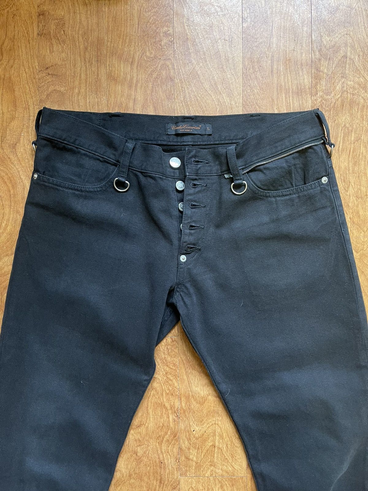Jun Takahashi × Undercover Undercover SS03 Denim Jeans Size US 31 - 3 Thumbnail