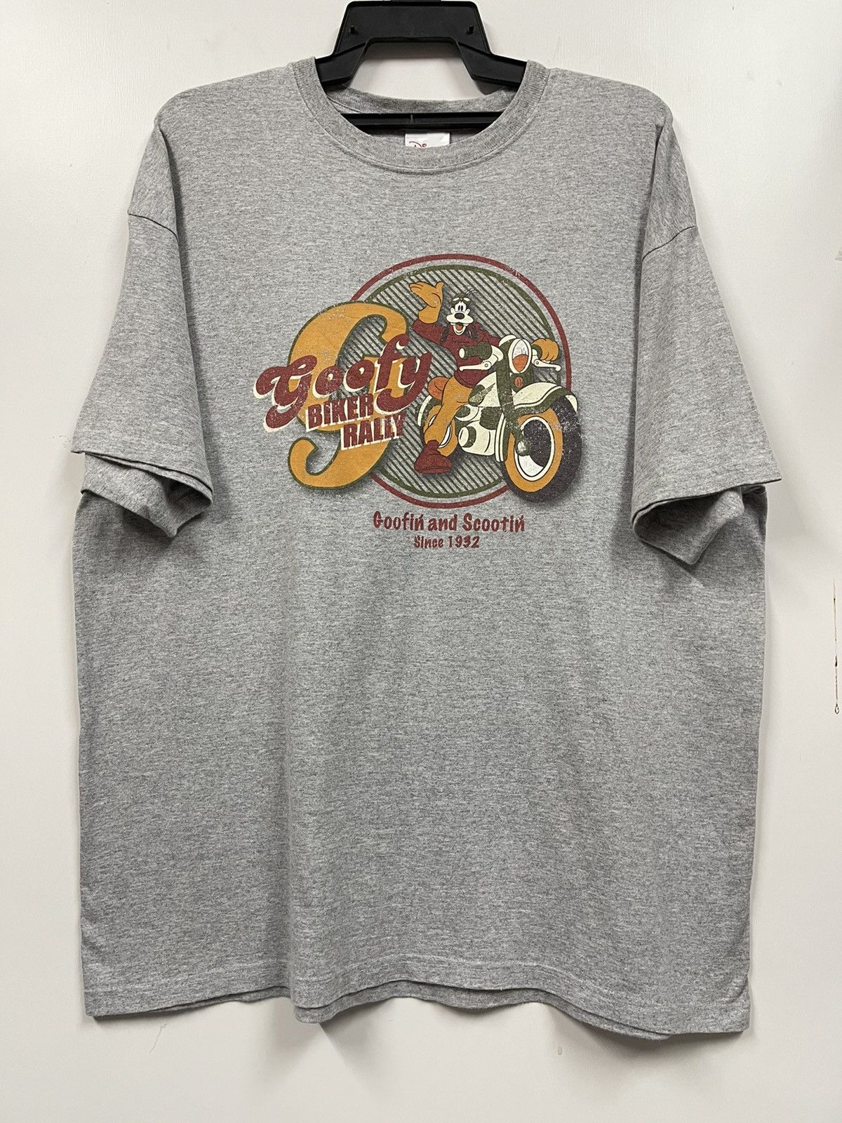 Vintage Goofy Biker Rally Disney Store Shirt