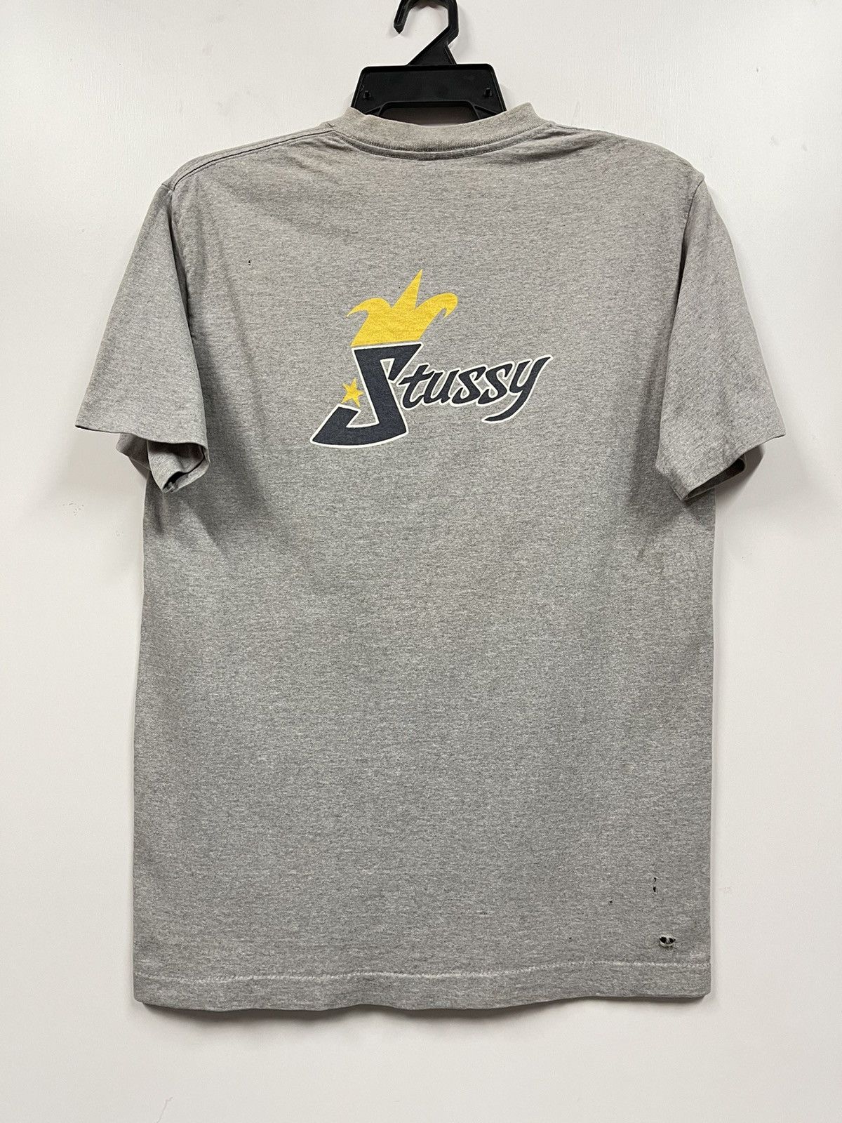 Pre-owned Stussy X Vintage Stussy King Pin Gear White T-shirt