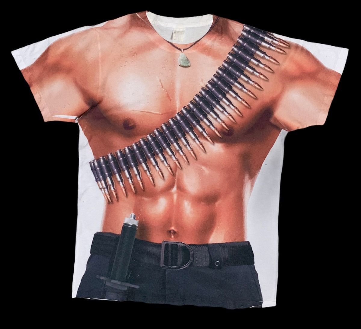 Rare Design Vintage Action Movie Rambo T-shirt 2000s