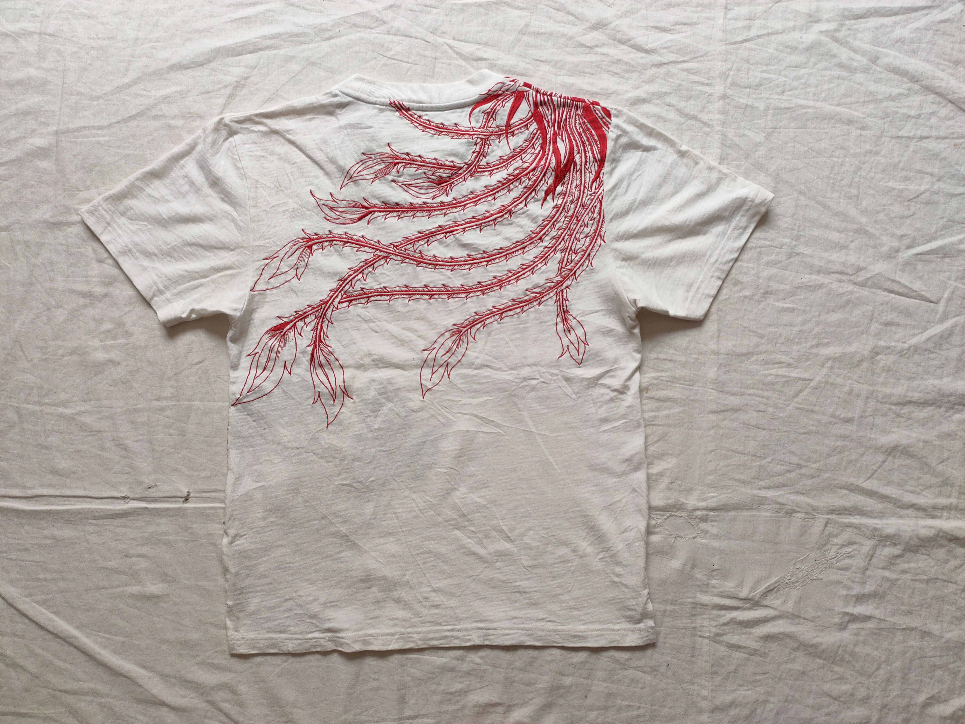 Karakuri Tamashii Sukajan Dragon & Eagle Embroidery Oriental Brand Tshirt Size US M / EU 48-50 / 2 - 4 Thumbnail