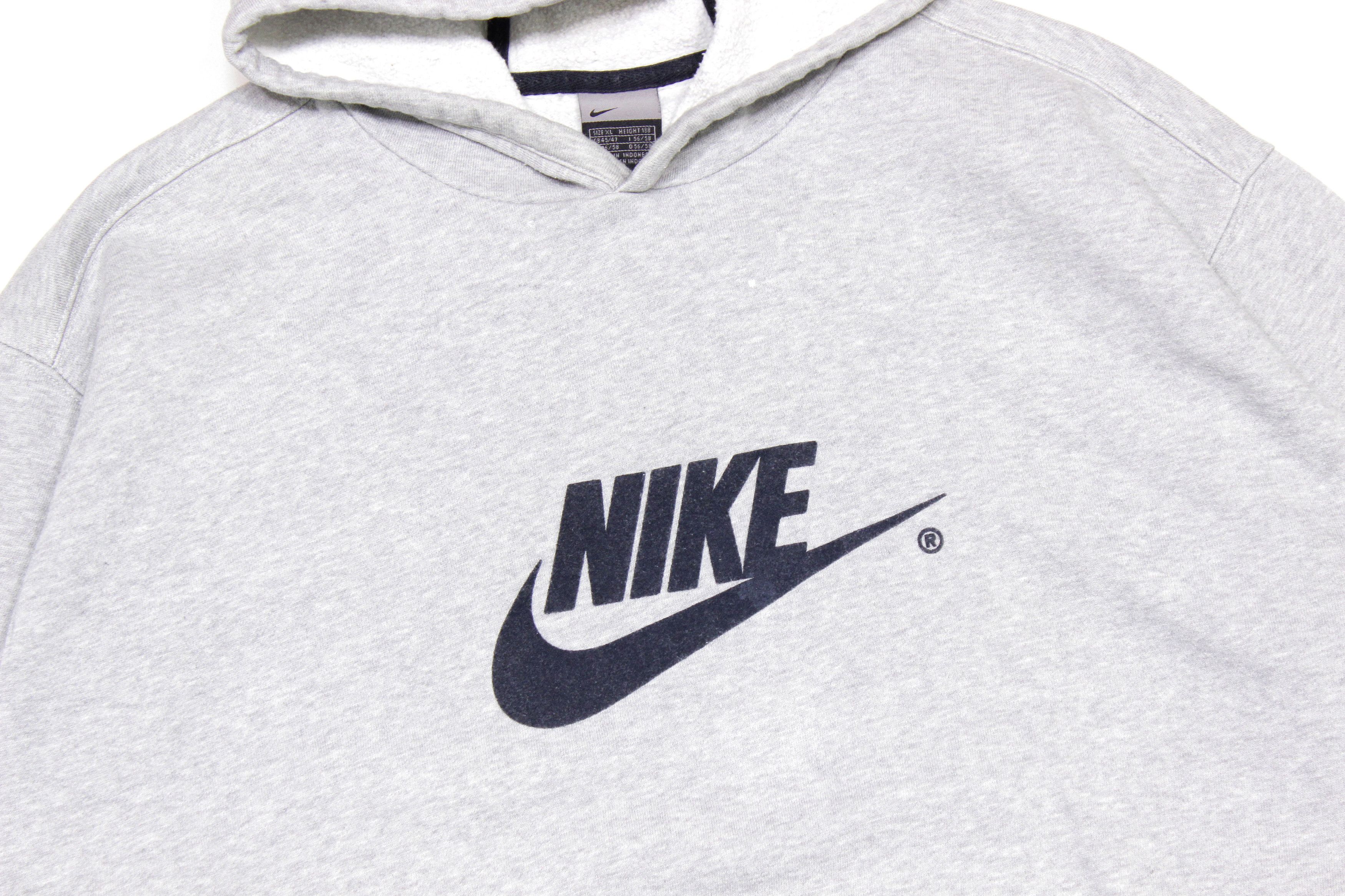 Nike 90S Big Logo Swoosh Fleece Lined Hoodie Size US XL / EU 56 / 4 - 3 Thumbnail
