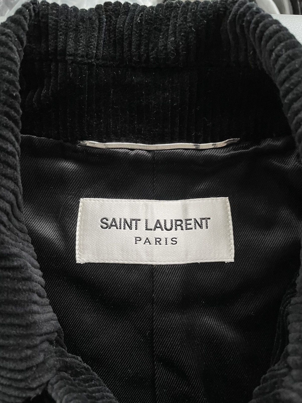 Hedi Slimane × Saint Laurent Paris × Yves Saint Laurent $3,500+Value Limited Edition Corduroy Duffle Jacket Coat New Size US M / EU 48-50 / 2 - 4 Thumbnail