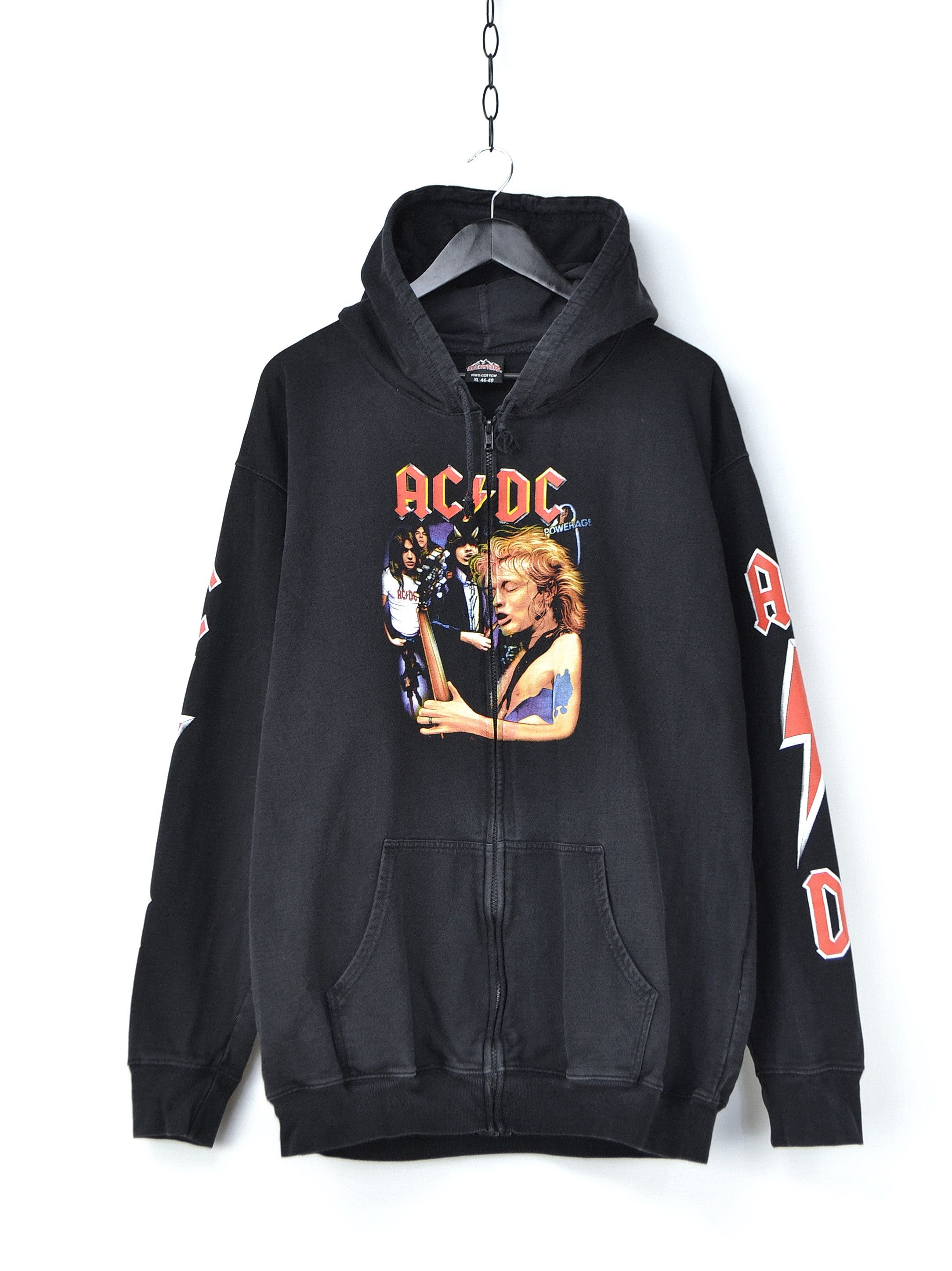 AC/DC Vintage AC/DC Zip Hoodie Band Tee Size US XL / EU 56 / 4 - 4 Thumbnail