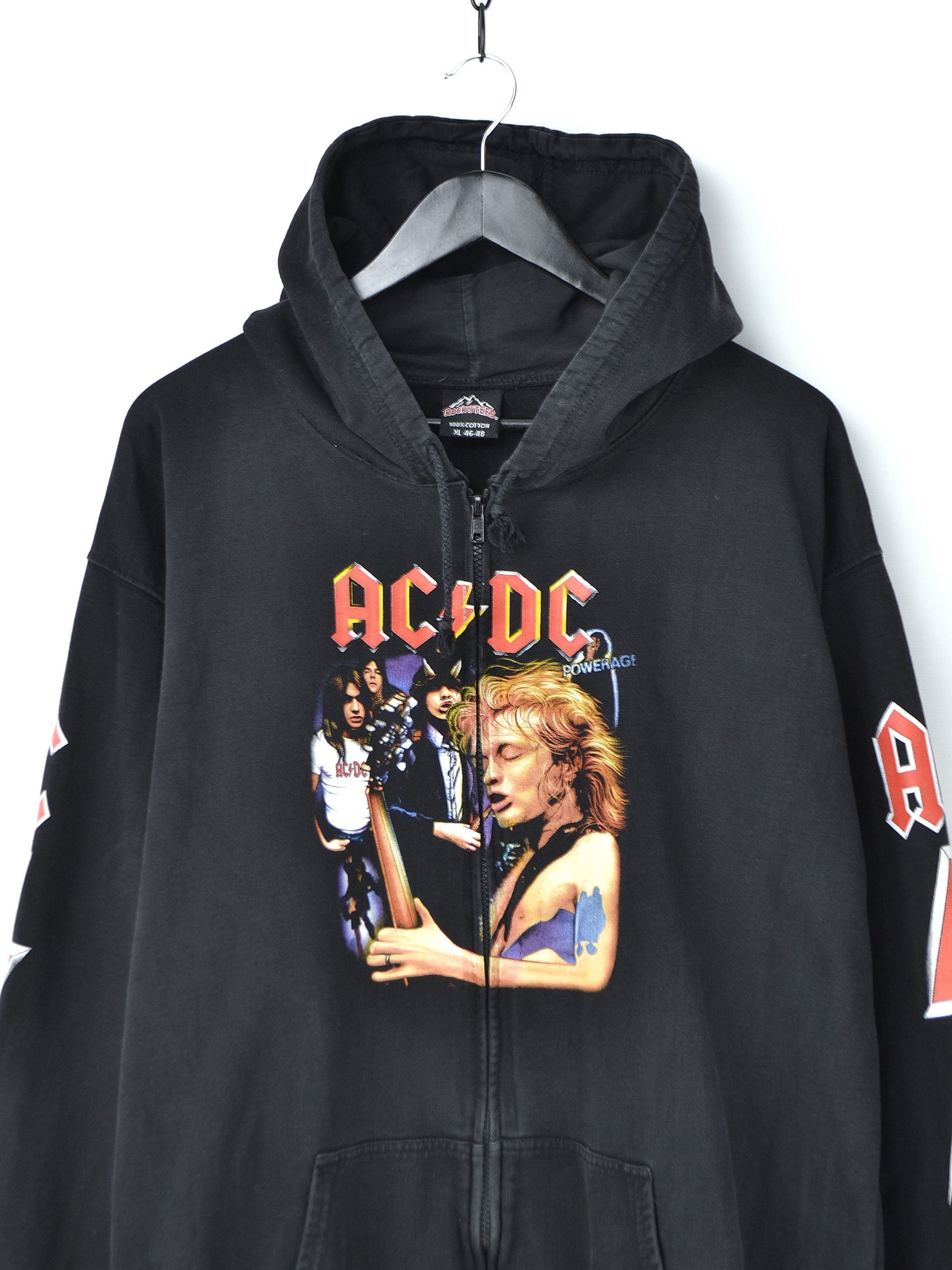AC/DC Vintage AC/DC Zip Hoodie Band Tee Size US XL / EU 56 / 4 - 5 Thumbnail