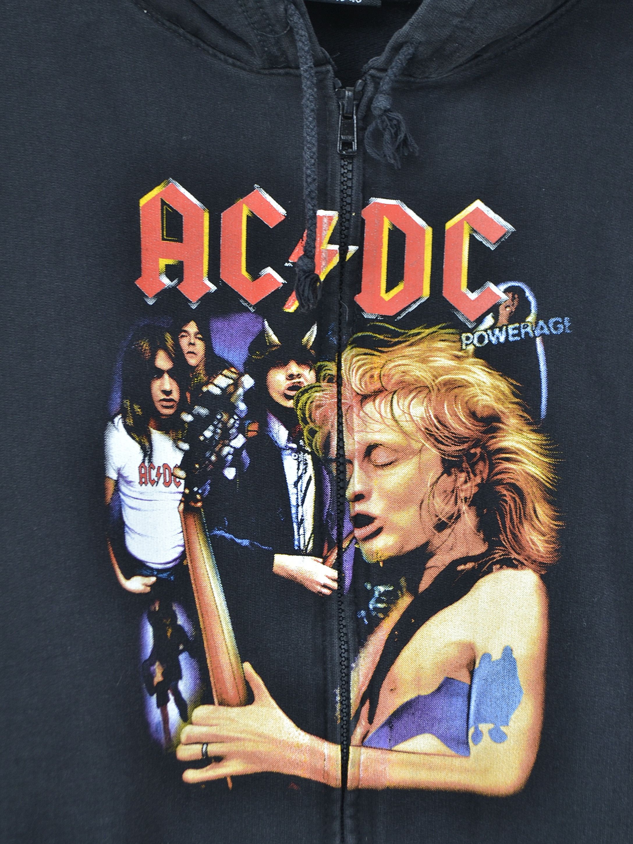AC/DC Vintage AC/DC Zip Hoodie Band Tee Size US XL / EU 56 / 4 - 6 Thumbnail
