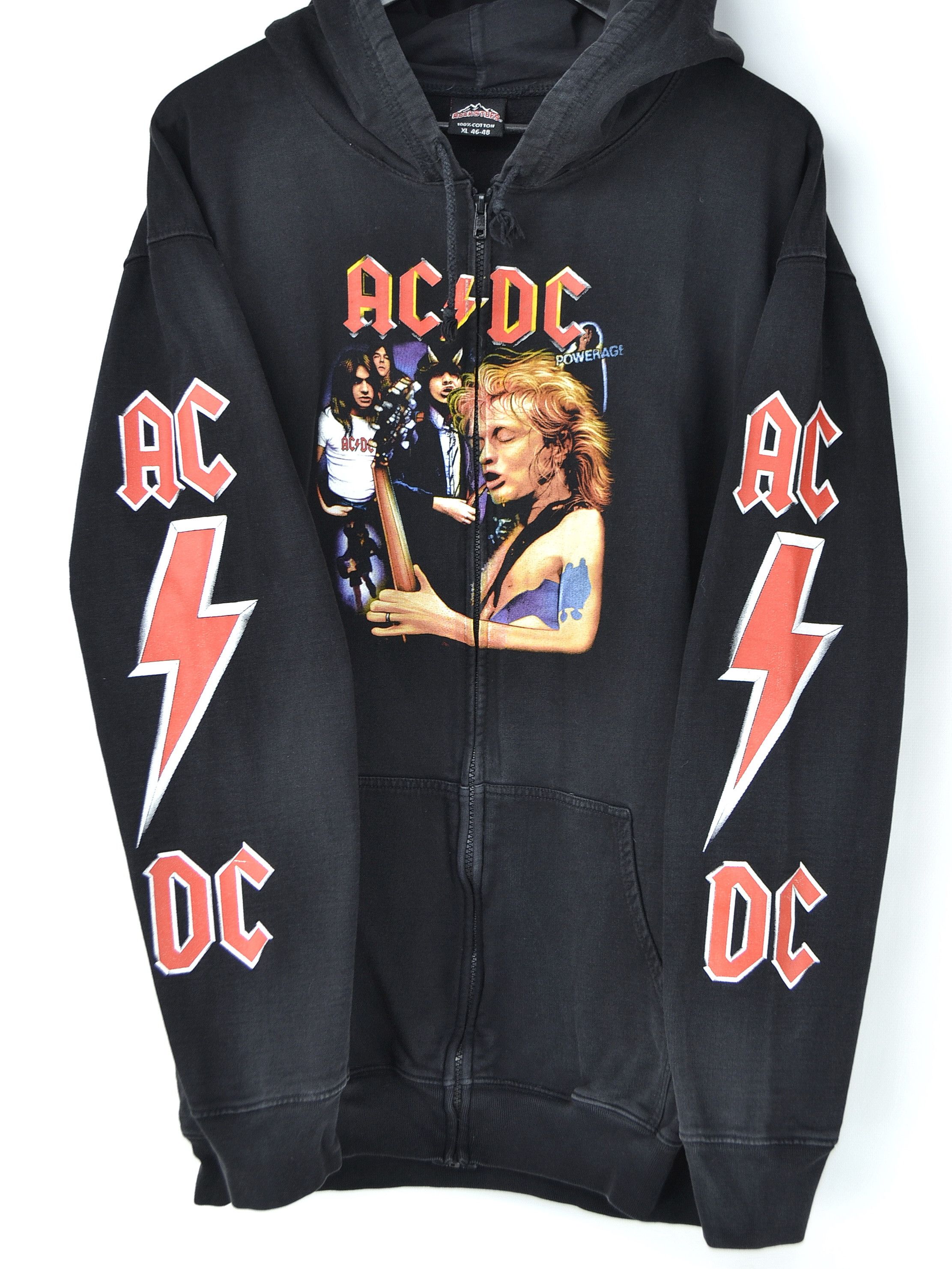 AC/DC Vintage AC/DC Zip Hoodie Band Tee Size US XL / EU 56 / 4 - 9 Thumbnail