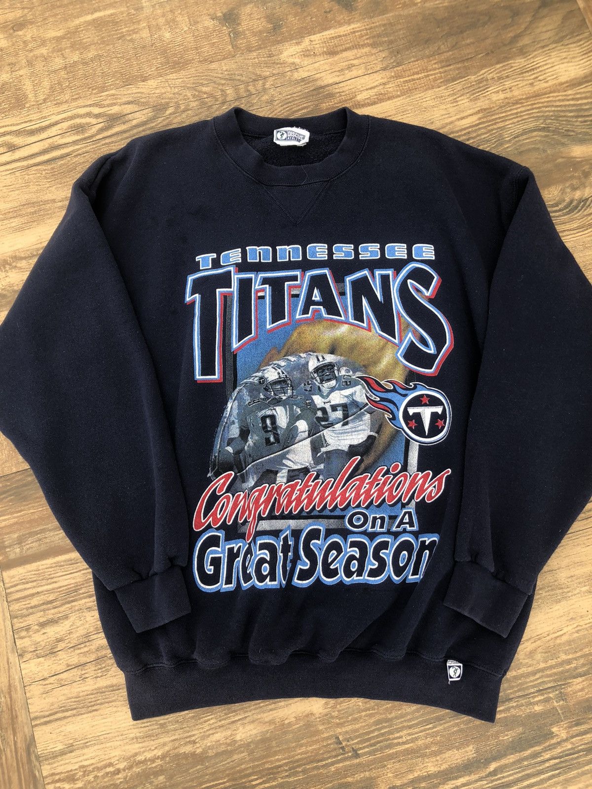 1999 Tennessee Titans Lee NFL Crewneck Sweatshirt Size Large – Rare VNTG