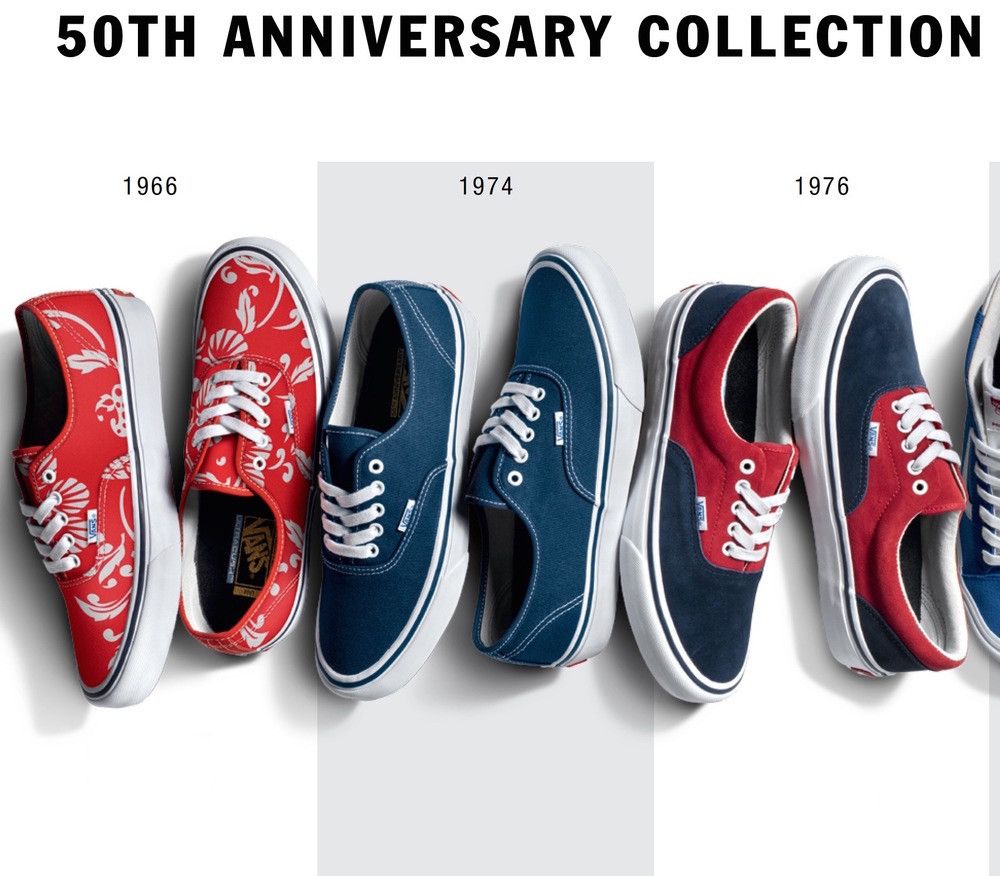 Vans 2016 VANS AUTHENTIC PRO 50TH 74 NAVY BLUE WHITE ERA Grailed